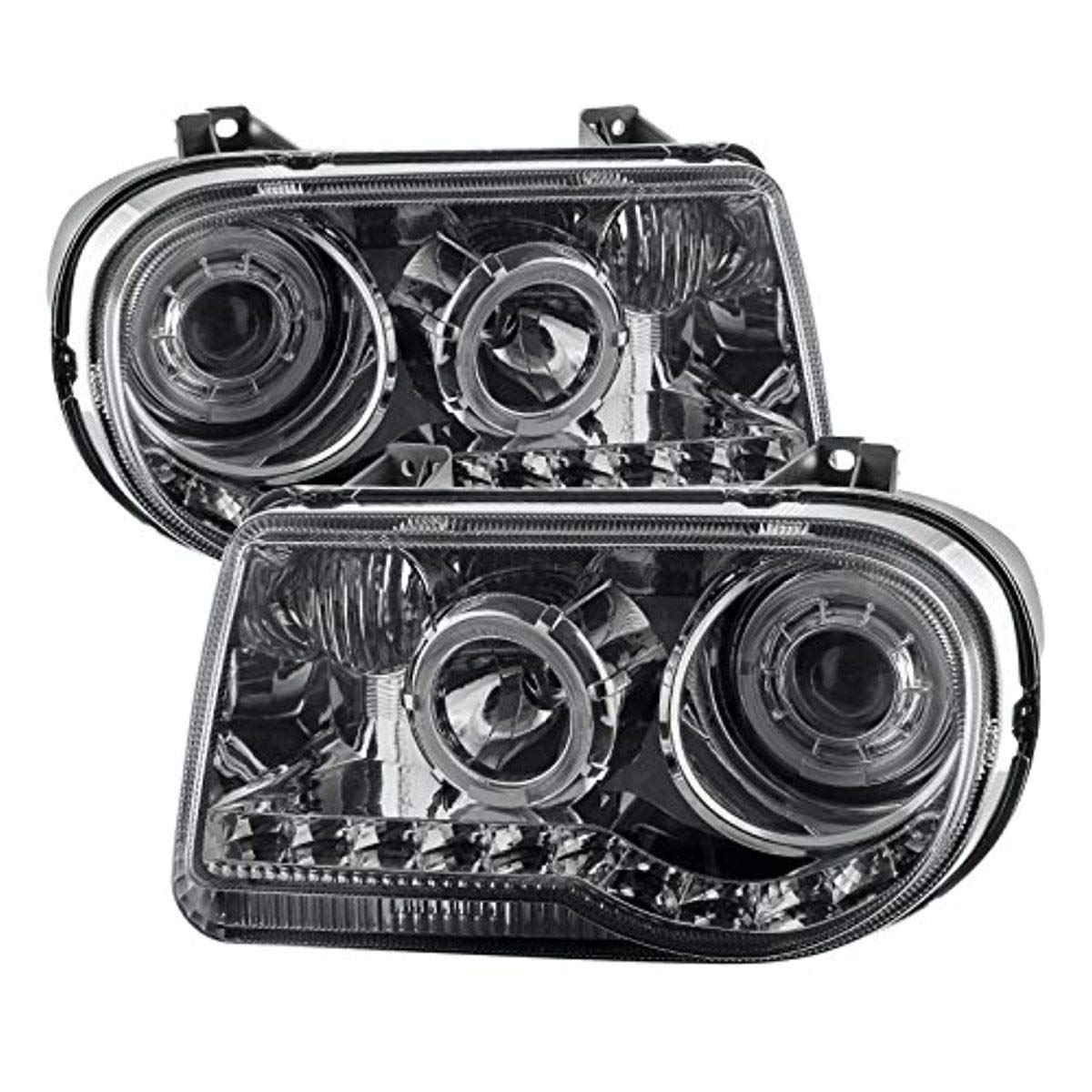 Chrysler 300C Xtune PRO-JH-C300C-LED-SM Halo Projector Headlight