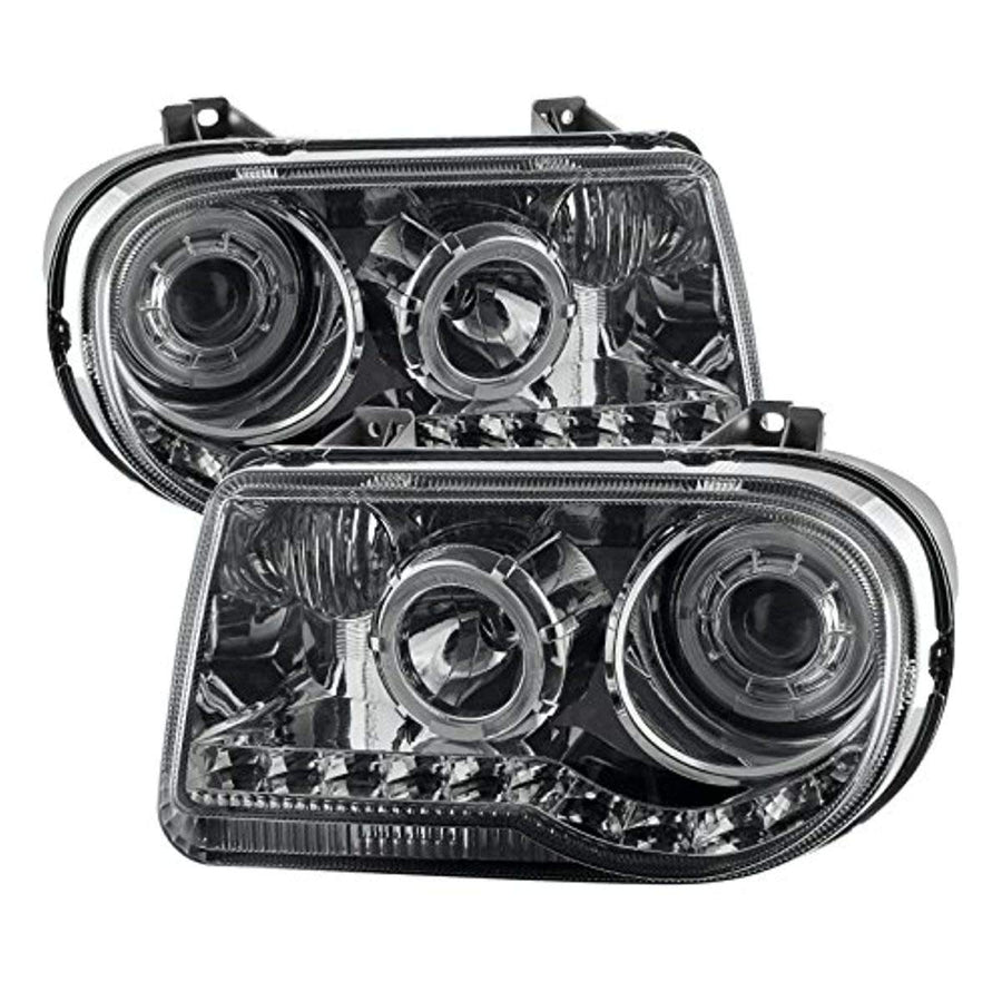 Chrysler 300C Xtune PRO-JH-C300C-LED-SM Halo Projector Headlight