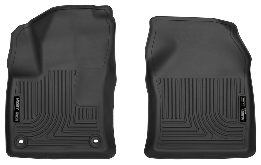 Husky Liners Floor Mats X-act Contour | Fits 2016 - 2022 Toyota Prius, 2017 - 2021 Toyota Prius Prime | Front Row, 2-pc Black - 52211