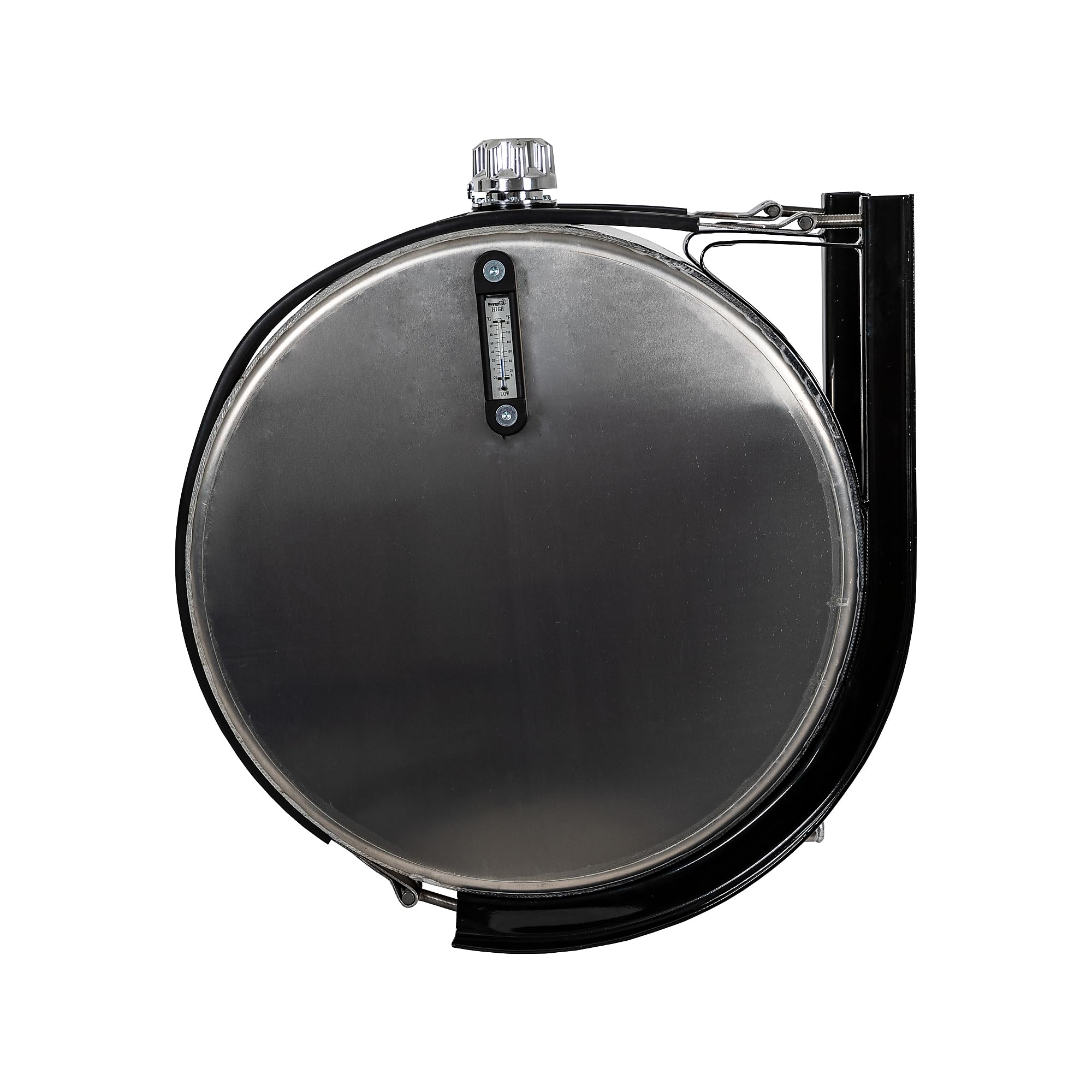 Side Mount Buyers Products SMC35A Cylindrical Aluminum Reservoir Cylinder, 35 Gallons, Black