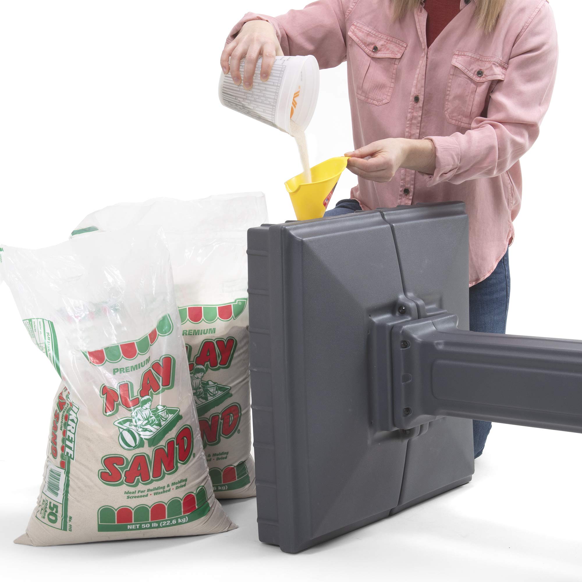 Easy Up Simplay3 Dig-Free Classic Mailbox (Steel Gray/Charcoal)