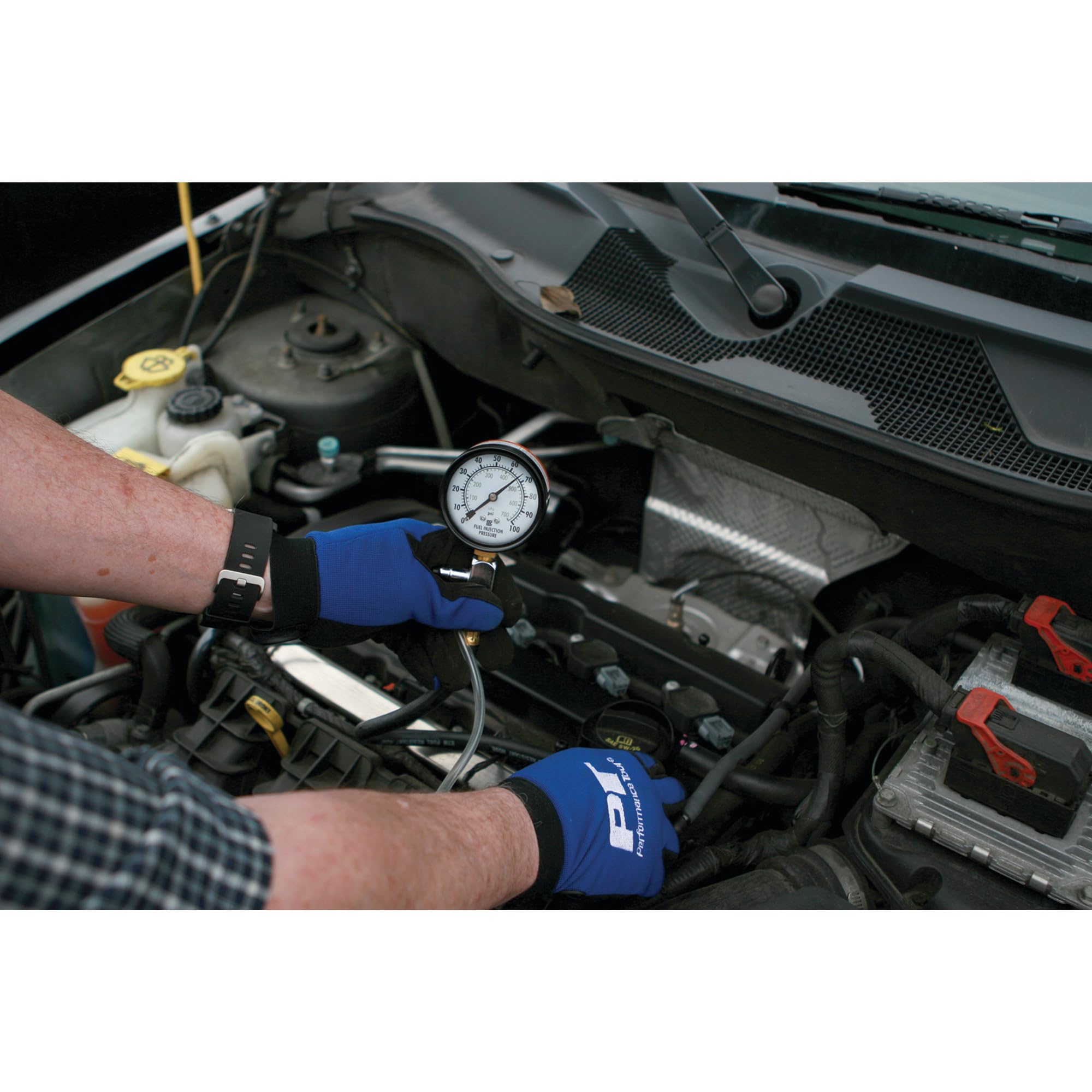 Fuel Injection Pressure Tester Performance Tool W80595 - Essential Tool for Diagnosing Fuel System Issues in Vehicles