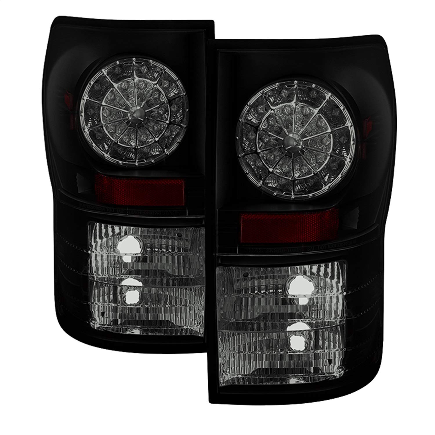 LED Tail Lights Black/Smoked Spyder Auto 5078254