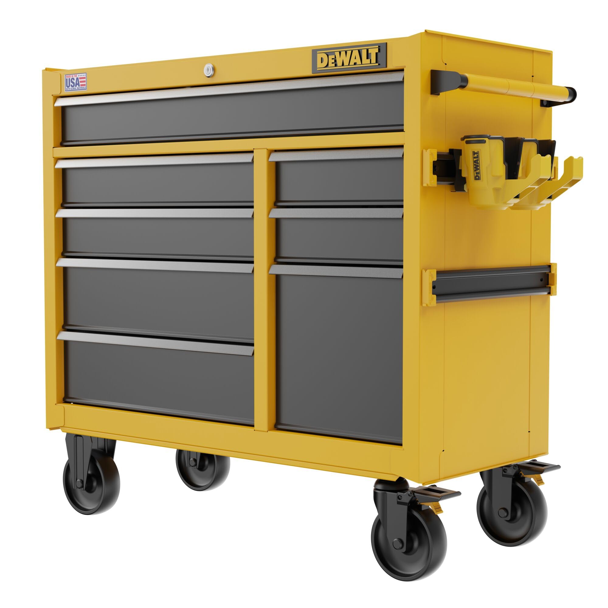 DEWALT 9 Drawers Tool Chest with 41 Inch, 100lb Drawer Capacity, DEWALT Workshop Storage System Compatible (DWST41092)