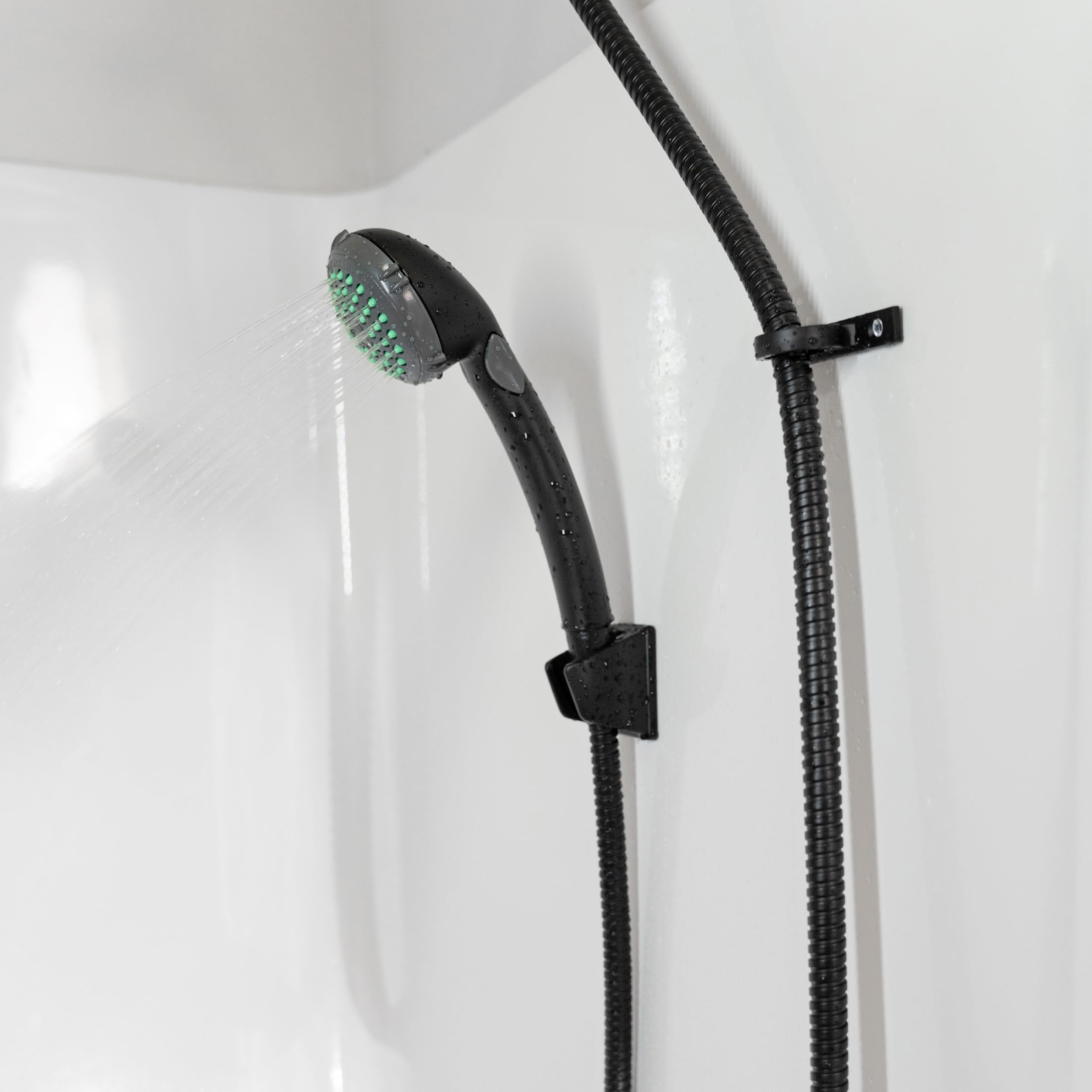 Dura Faucet RV DF-SA200-MB 60 inch Stainless Steel Shower Hose (Matte Black)