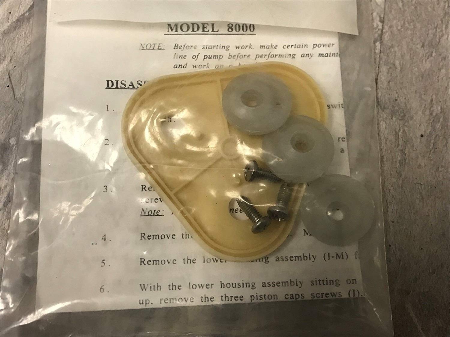 Shurflo Hy-Pro 9439506 Diaphragm Kit for 8000