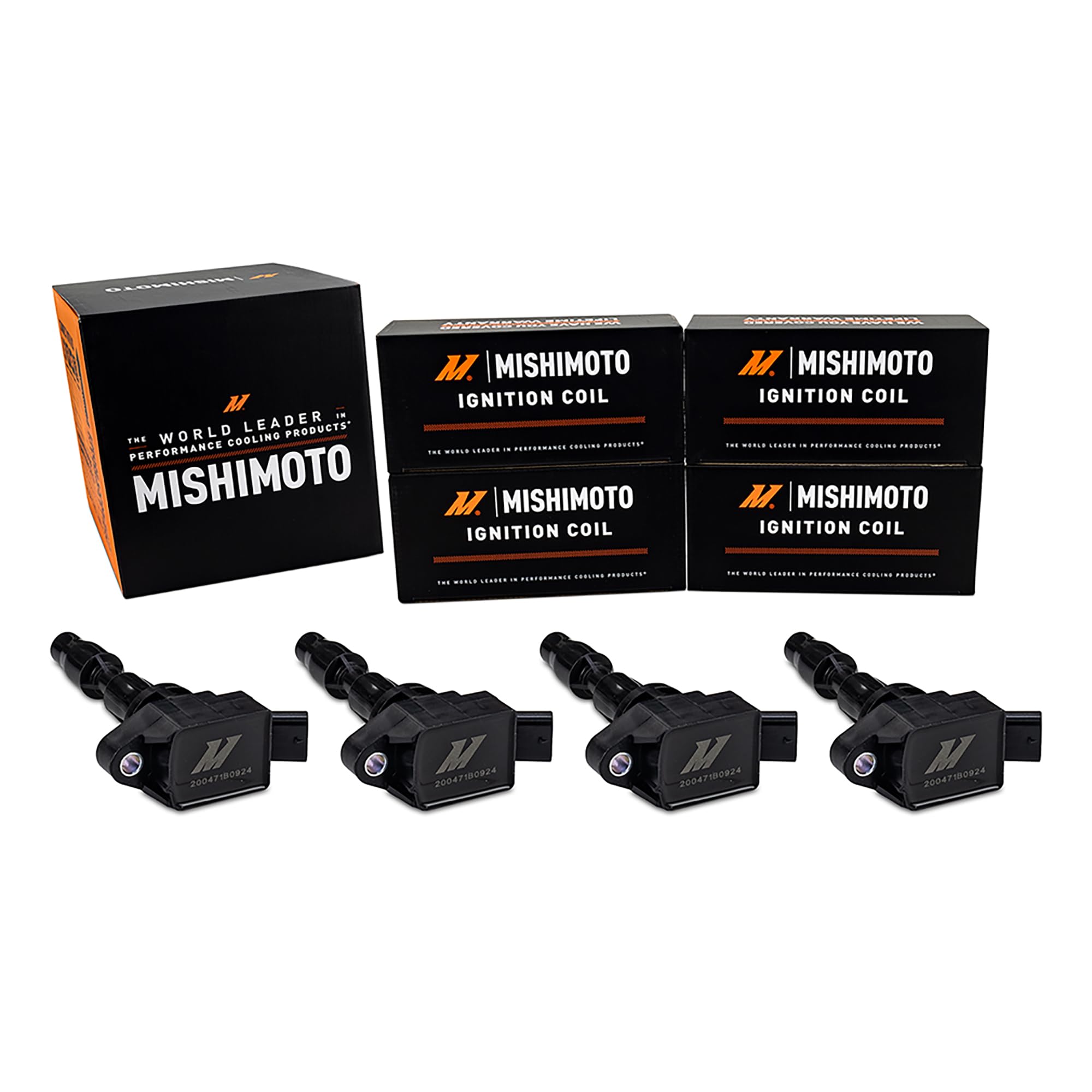 Mishimoto Coil Pack Ignition, Compatible with Hyundai Veloster 2.0T, 2019-2020, Set of 4