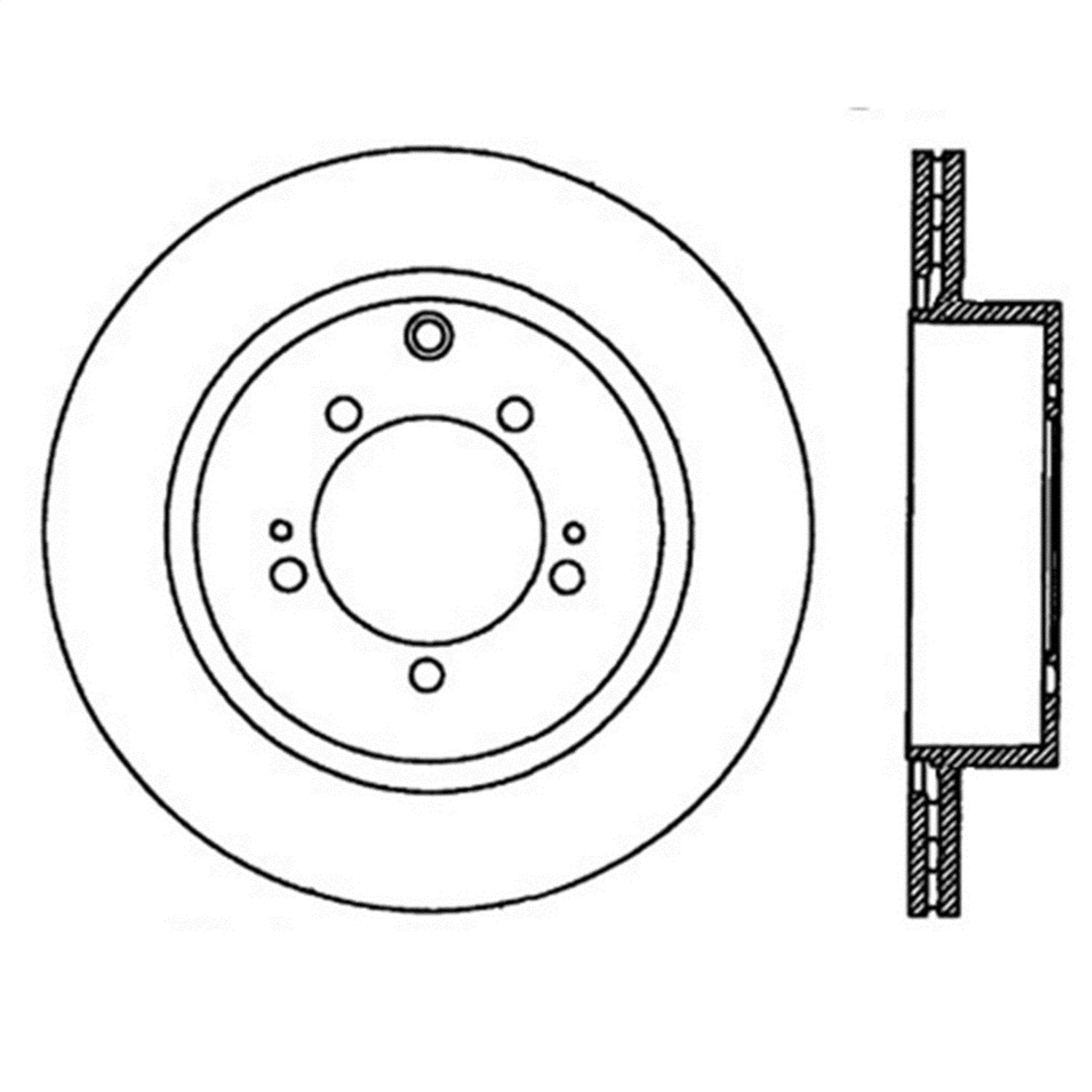 StopTech Sport Slotted 126.46075SR