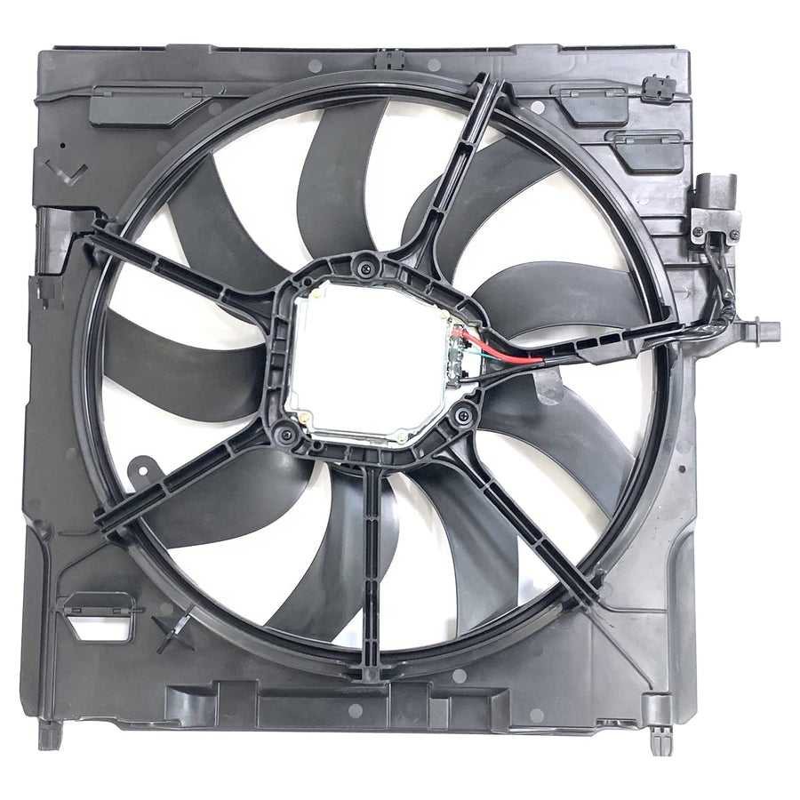 Cooling Fan Assembly TYC 624470 Compatible with 2011-2013 BMW X5
