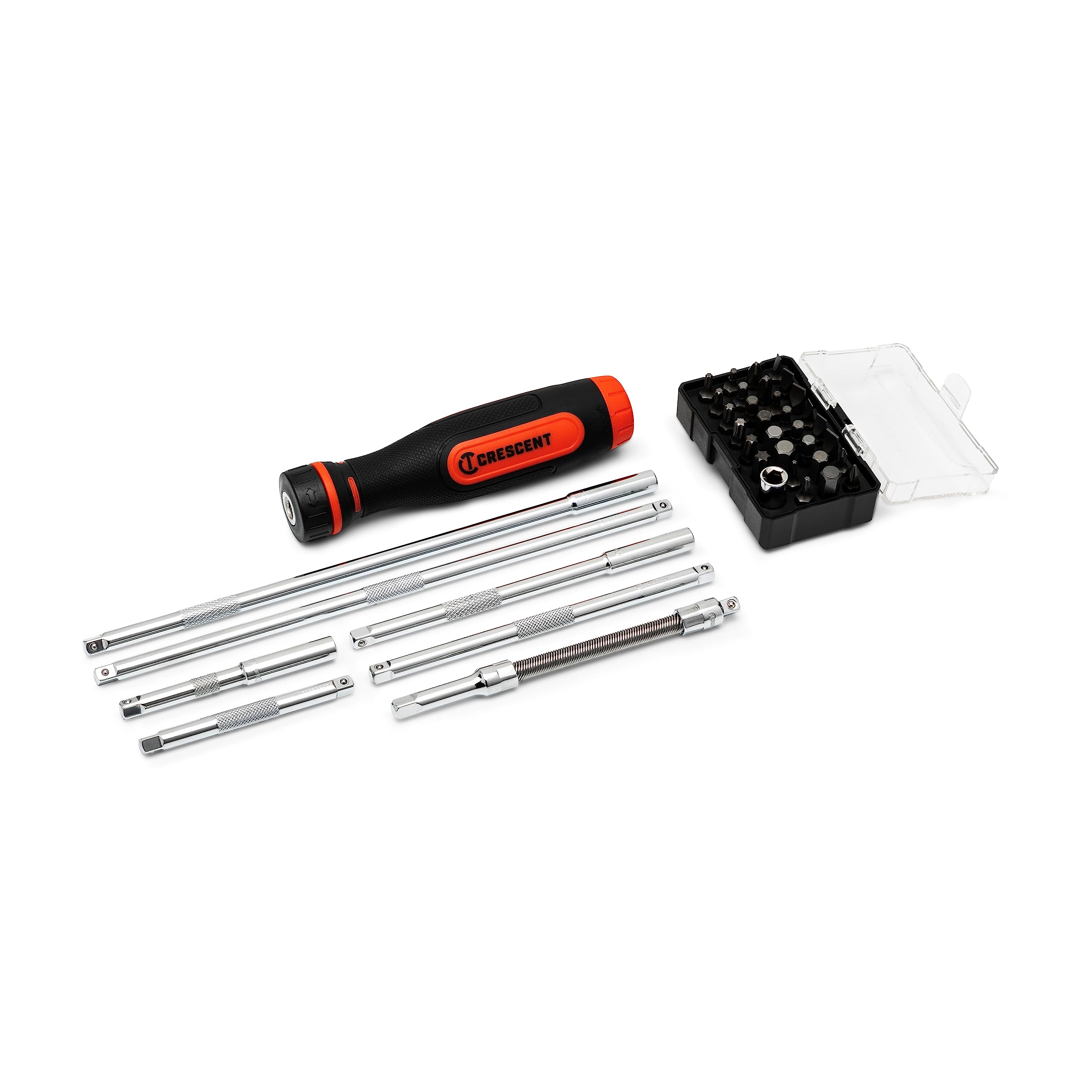 39 Piece Crescent Ratcheting Bit Driver Set - CRBSDS39PC