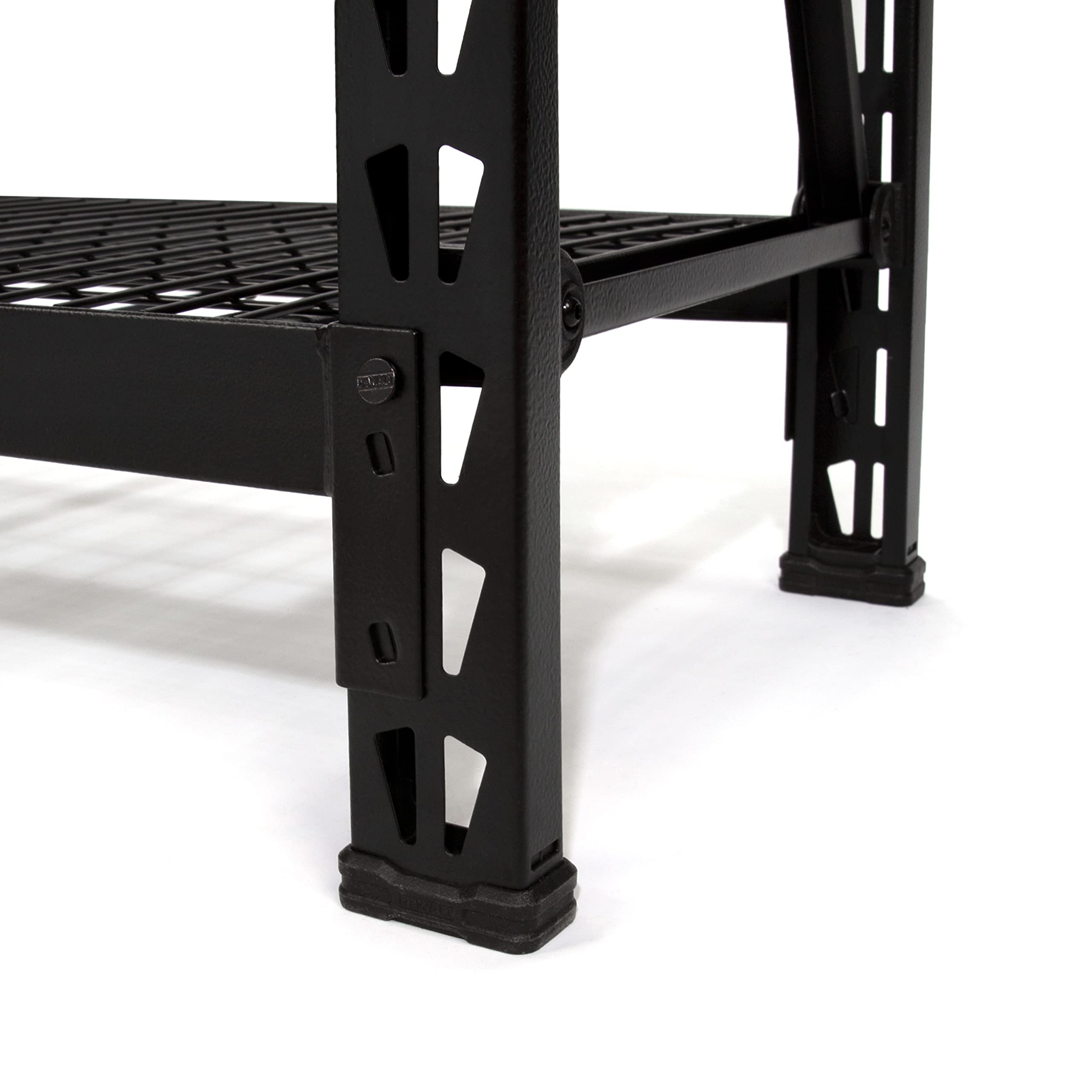3 Shelf DEWALT 4-Foot Tall, Steel Wire Deck Industrial Storage Rack, Adjustable for Custom Workshop/Garage Storage Solutions, Total Capacity: 4,500 lbs.