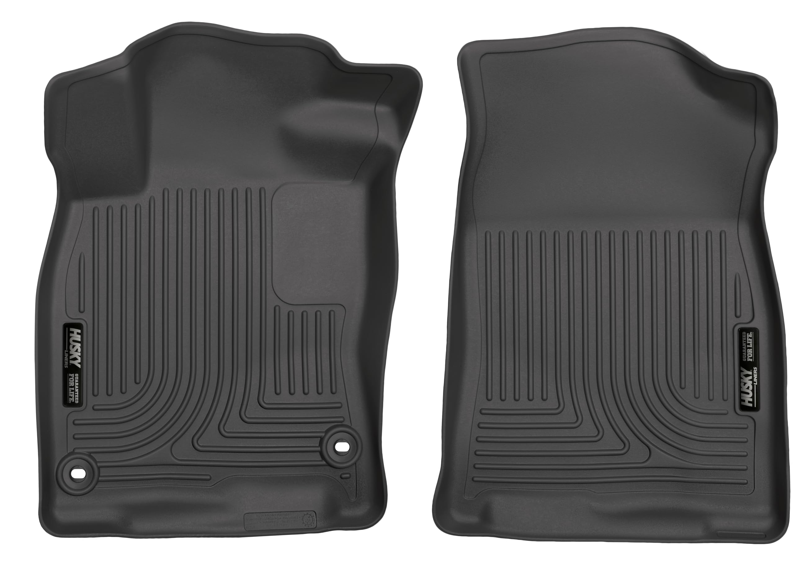 Husky Liners Floor Mats X-act Contour | Fits 2016 - 2021 Honda Civic Coupe/Sedan/Hatchback (See Description); 2019 - 2021 Honda Insight | Front Row, 2-pc Black - 52141