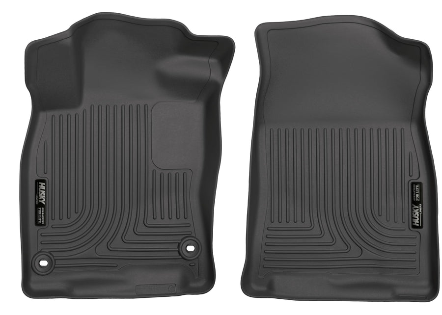 Husky Liners Floor Mats X-act Contour | Fits 2016 - 2021 Honda Civic Coupe/Sedan/Hatchback (See Description); 2019 - 2021 Honda Insight | Front Row, 2-pc Black - 52141
