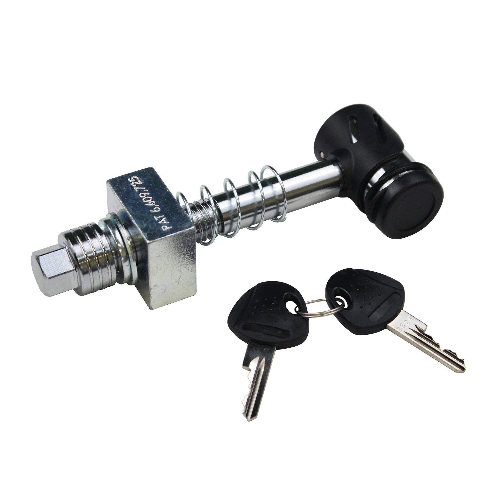 Keyless Press-on Locking Let's Go Aero (SHP2040-XL) Silent Hitch Pin for 2.5in Hitches