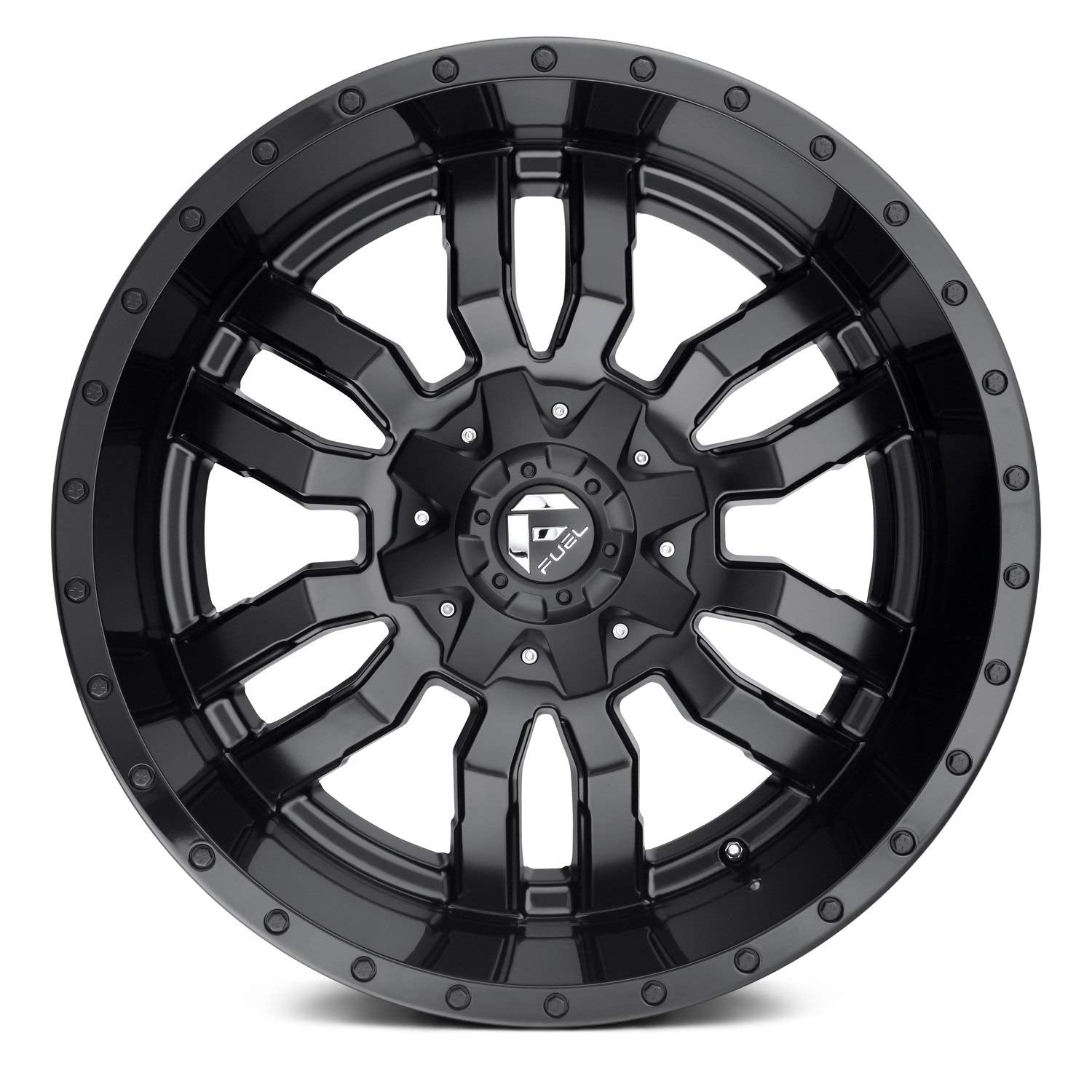 Sledge FUEL D596 Black Matte 20x9 8x6.5 1 offset
