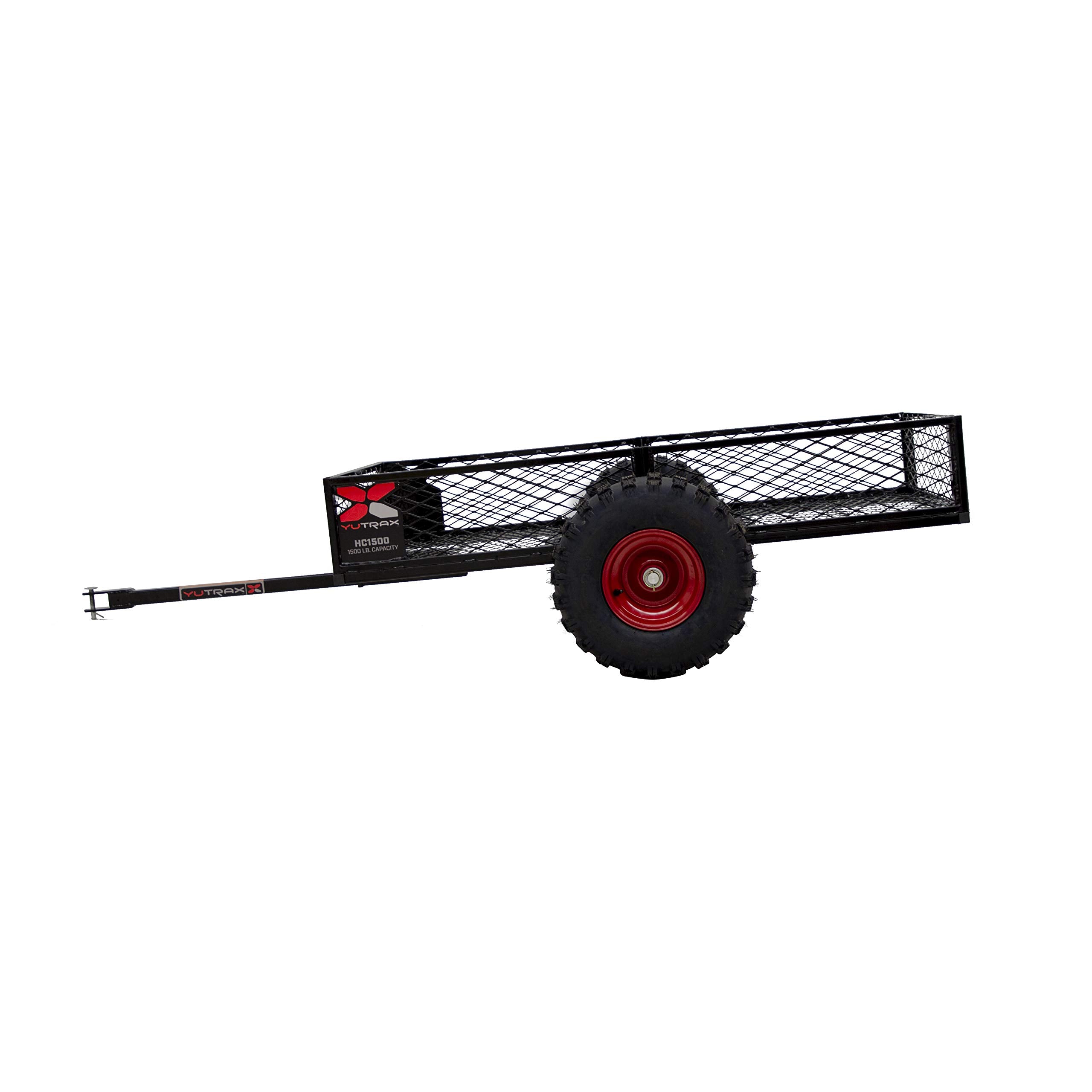 Yutrax TX162 Heavy Duty UTV / ATV Trailer – for Off-Road Use - 1,500 lb. Capacity