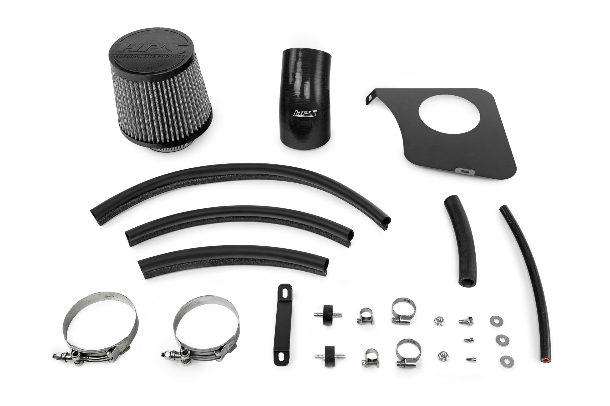 HPS Air Intake Kit Blue with Heat Shield Compatible for 2009-2014 Acura TSX 2008-2012 Honda Accord 2.4L, 827-738BL