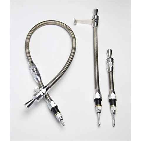 Anchor-Tight Locking Trans Dipstick Lokar Performance Products 4L80E Trans Mount- Brite