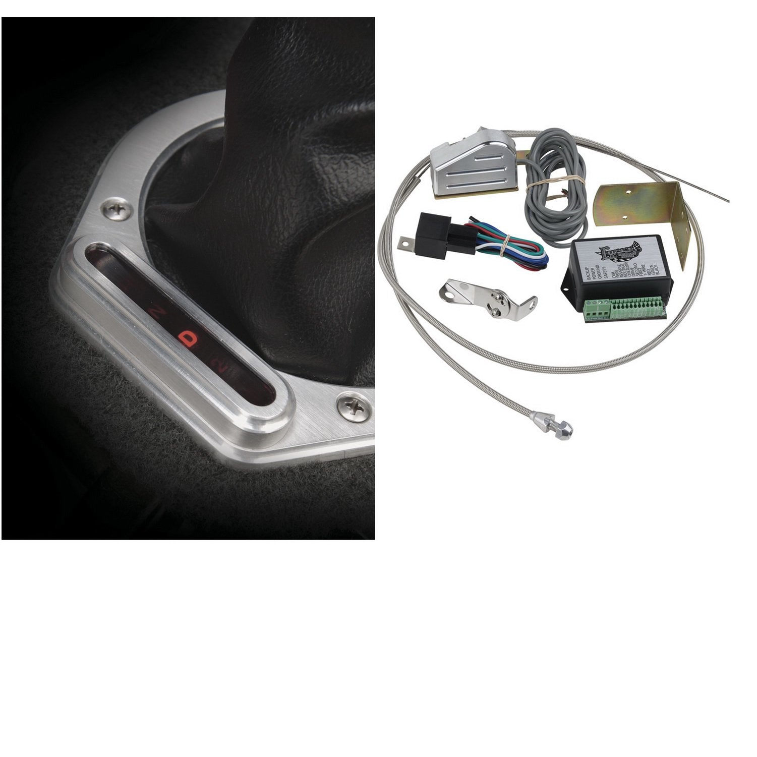 CINB-1752 Lokar Vertical Round Cable Operated LED Boot Indicator Kit for AOD Transmission