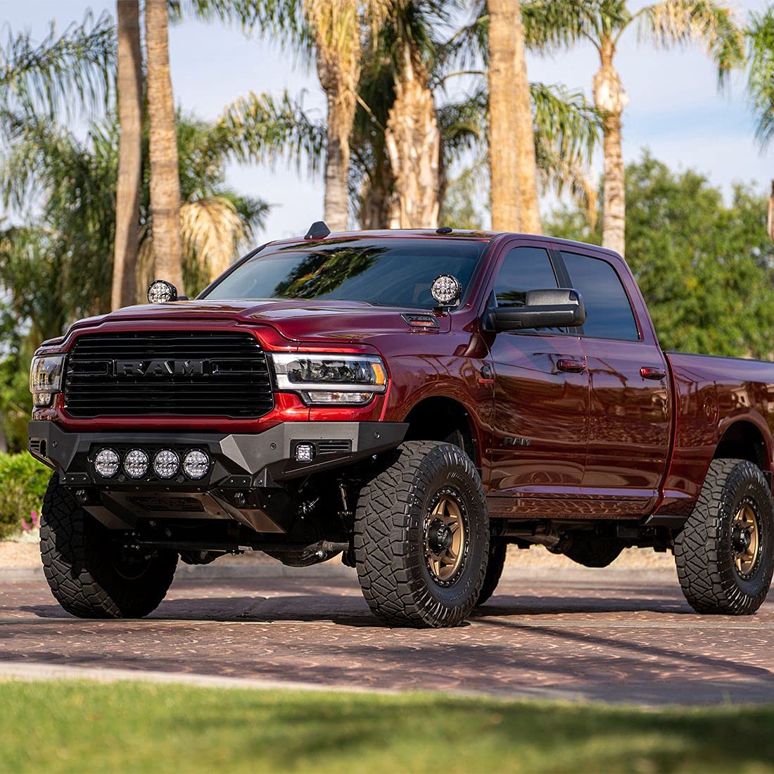 A-Pillar RIGID LED Light Mount, FITS 2019+ Dodge RAM 2500/3500