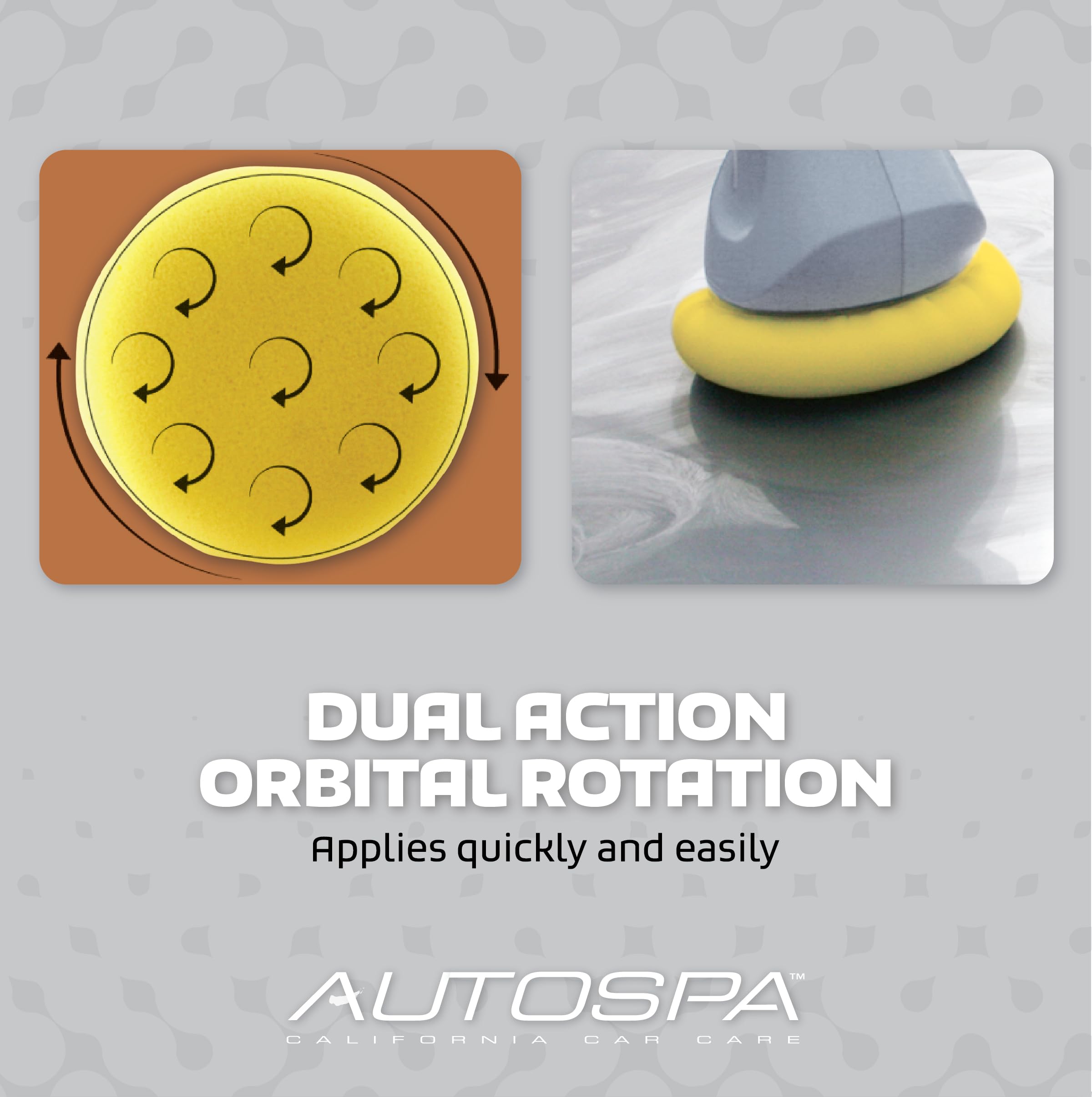 Random Orbital AutoSpa 94000AS 6" 120V Automotive Polisher with 2 Bonus Bonnets