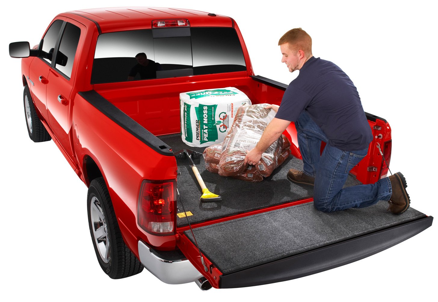 Classic Bed Mat Bedrug | 1999 - 2007 Chevrolet Silverado / GMC Sierra 1500, 2500, 3500 Classic Body (Models with Spray-In or No Bed Liner)6.6 Bed, Charcoal Grey | BMC99SBS