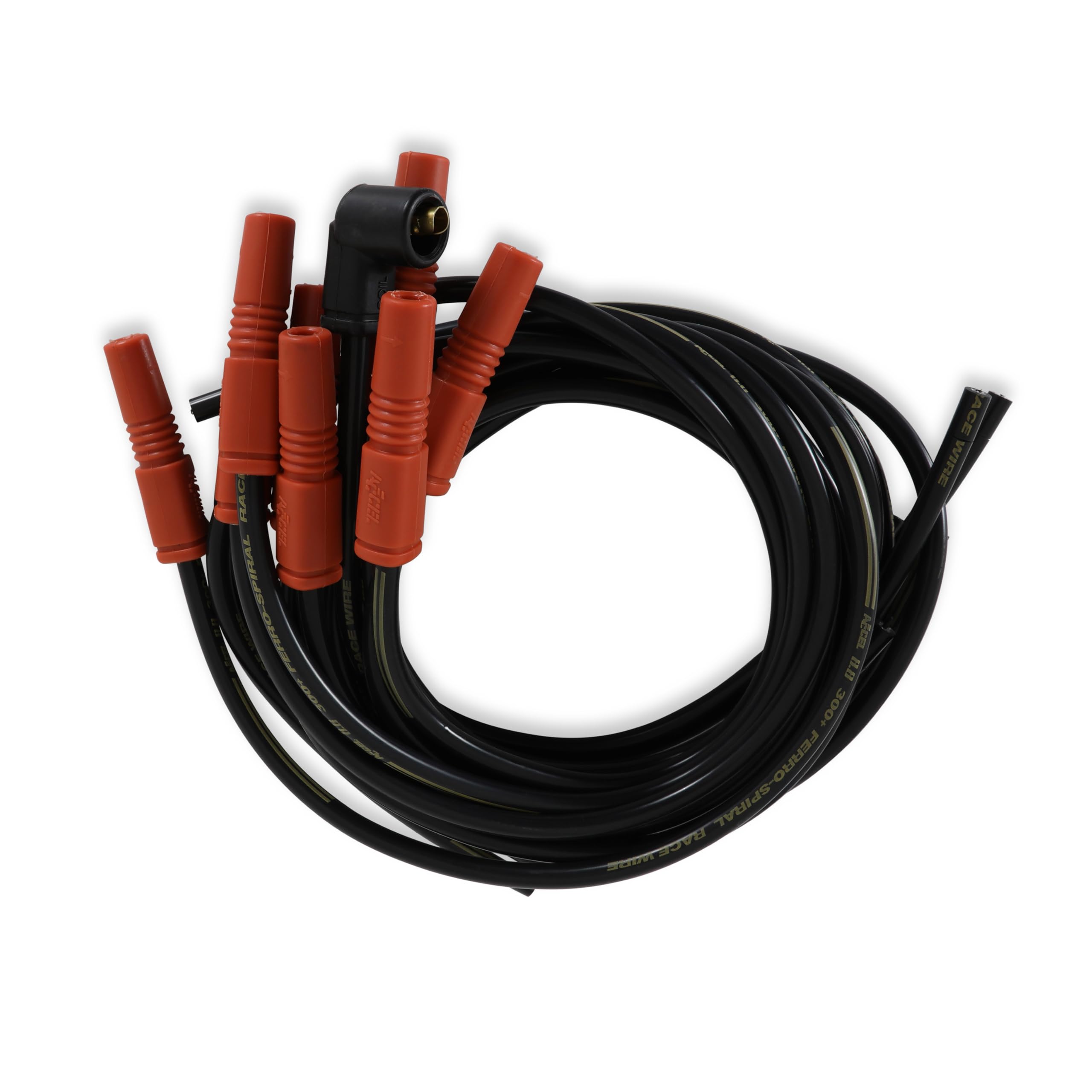 Ferro-Spiral Race ACCEL 7040 300+ Spark Plug Wire Set - 8.8mm - Universal Fit - Vari-Angle Boots