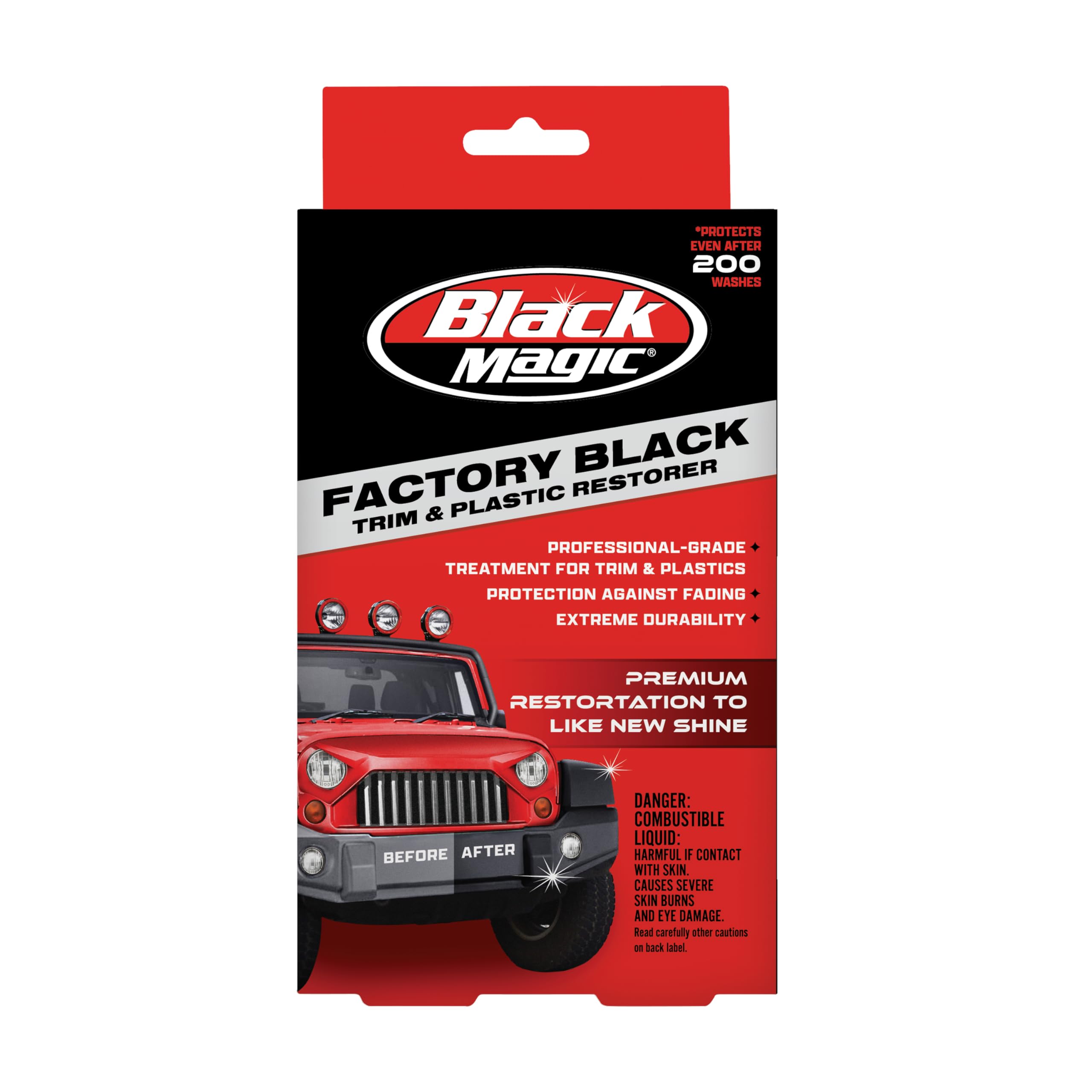 120164 Black Magic Factory Trim Restorer Black