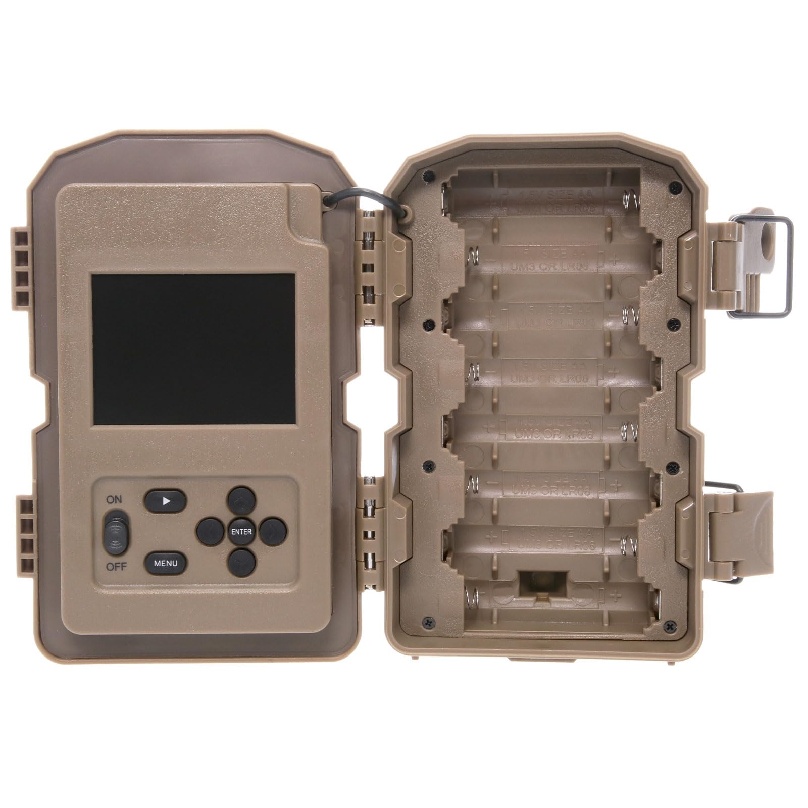 Pro Cam 20 Muddy Combo - 20 MP & 720 Video at 30FPS 0.5 Sec Trigger Speed 80Ft Detection IR Range Durable Hunting Outdoor Scouting Trail Camera, 8 AA Batteries & 16GB SD Card Included