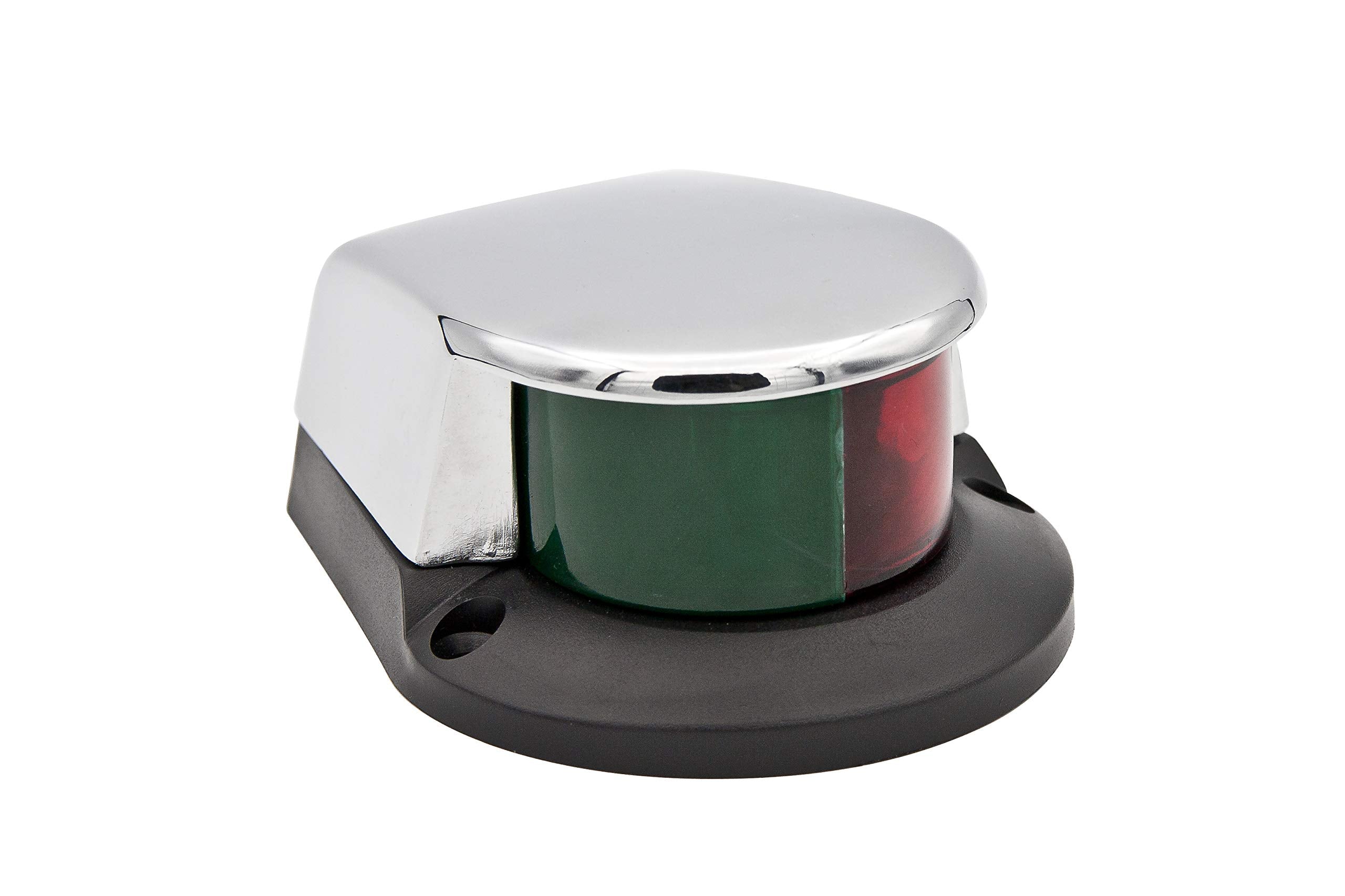 LED Large Bow Light Moeller Marine 054225-10 with Red/Green Lenses