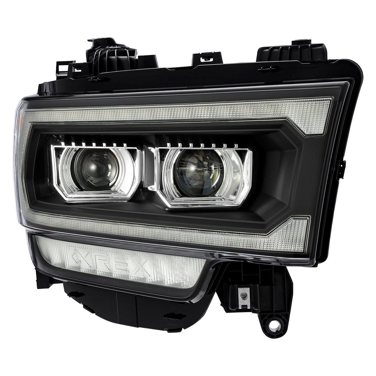880547 AlphaRex USA Pro Series Projector Headlights w/Activation Light fits Ram 2500,Clear