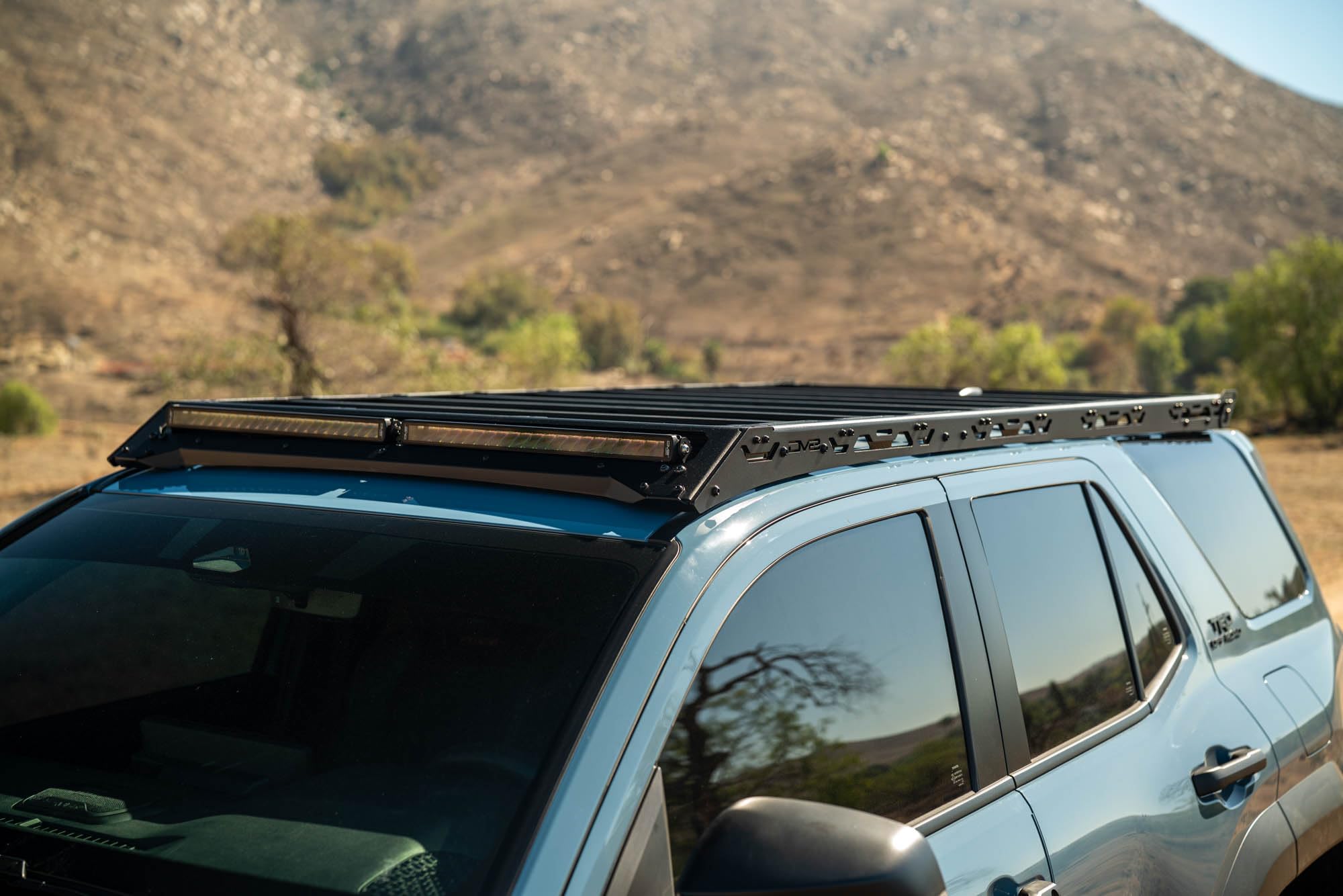 Cutout Light Front Fairing for DV8 Offroad's Spec Series Roof Rack for 2025-2026 Toyota 4Runner | Runs (1) 40" Light Bar, (2) 20" Light Bars, or (10) 3" Pod Lights | Fully Bolt-On | Low-Profile Design