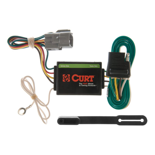 CURT 55365 Custom Vehicle-Side 4-Pin Trailer Wiring Harness, Fits Select Toyota Land Cruiser, Lexus LX470