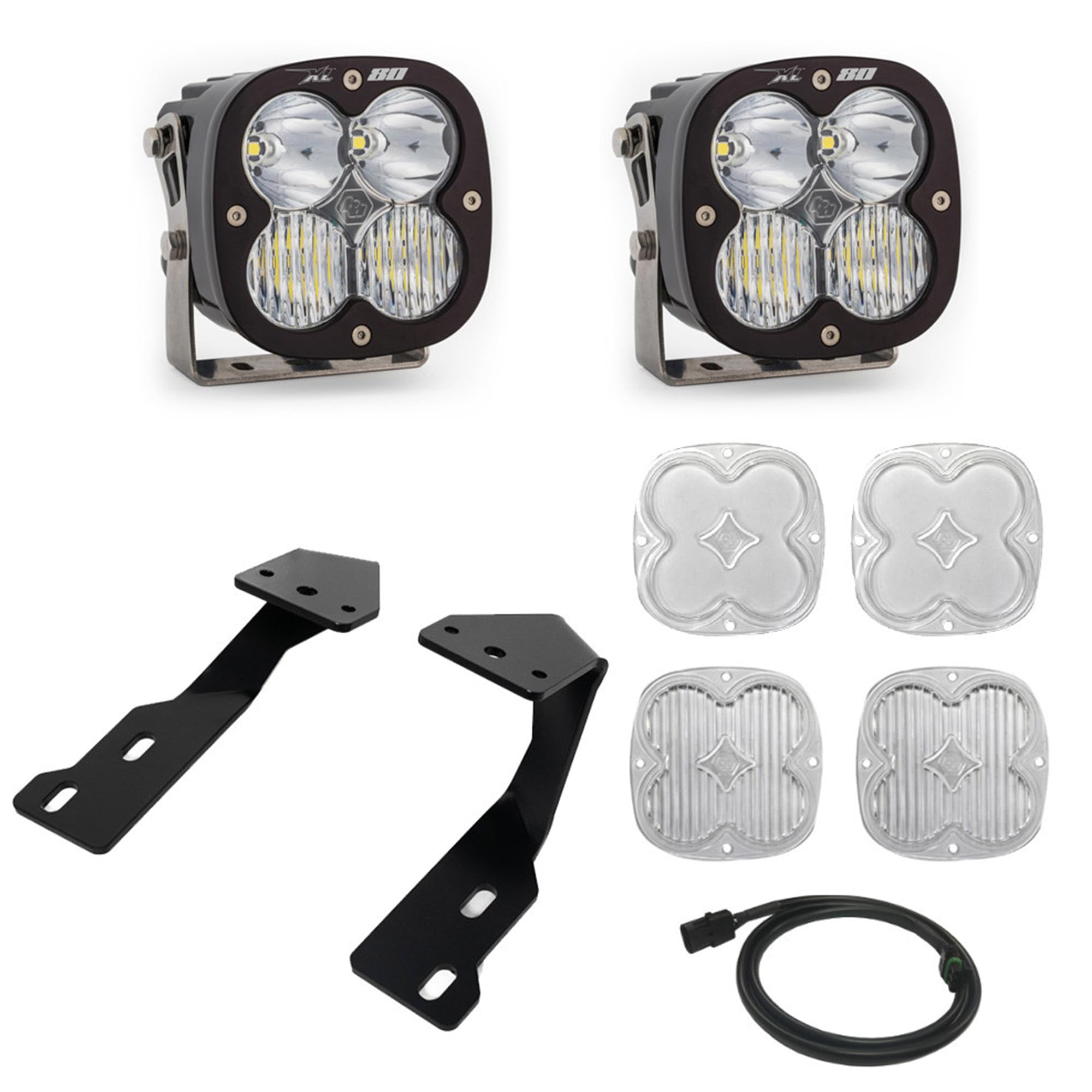 XL80 Baja Designs LED A-Pillar Light Kit for Mercedes Sprinter Van - 2 PCS LED with Wiring Harness
