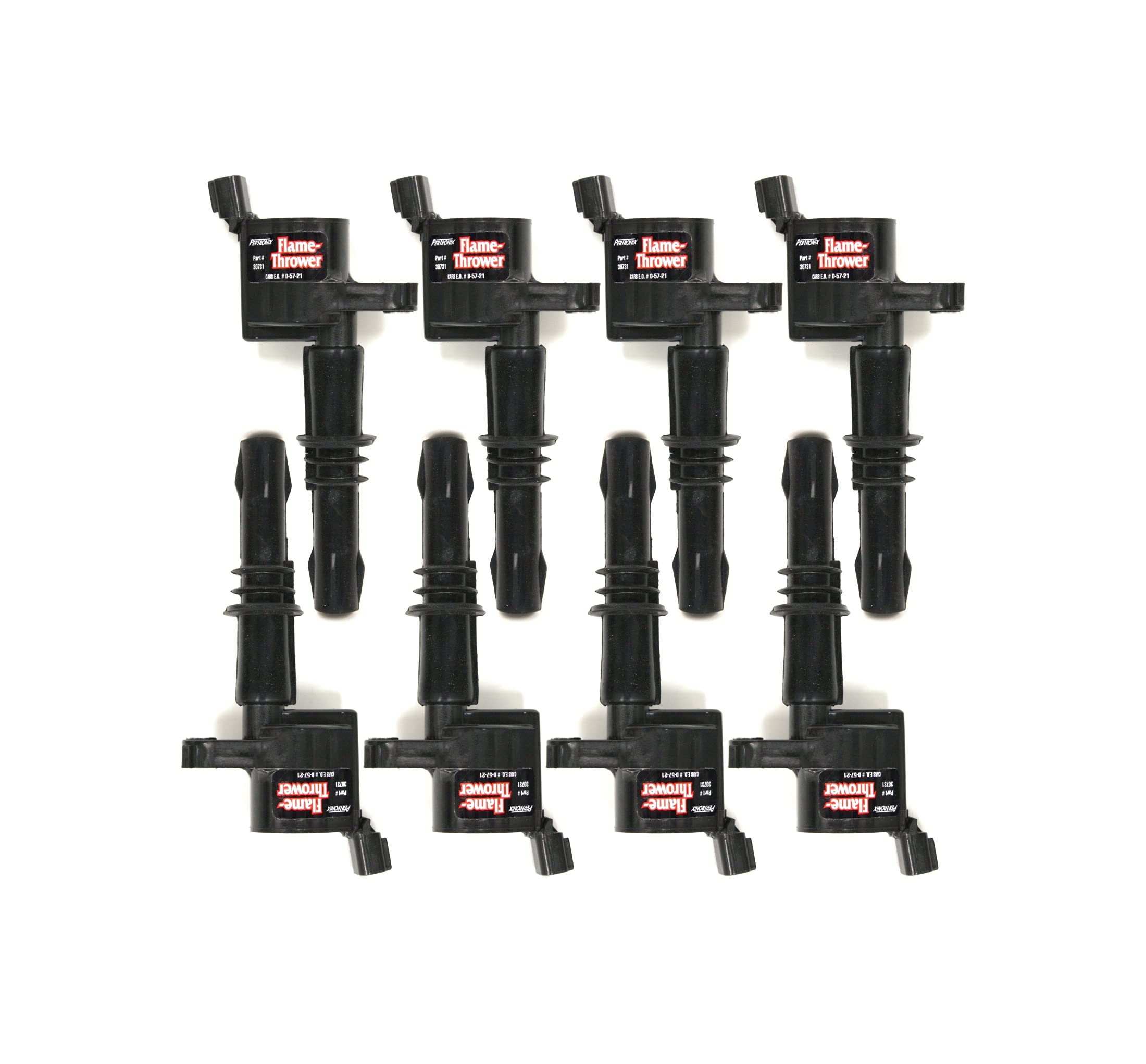 Flame-Thrower Coil On Plug Pertronix 30738 for Ford 3 Valve, (Set of 8)