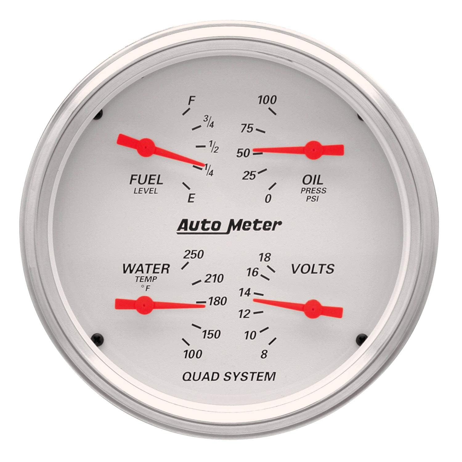 Auto Meter Arctic White 1303 Street Rod Kit