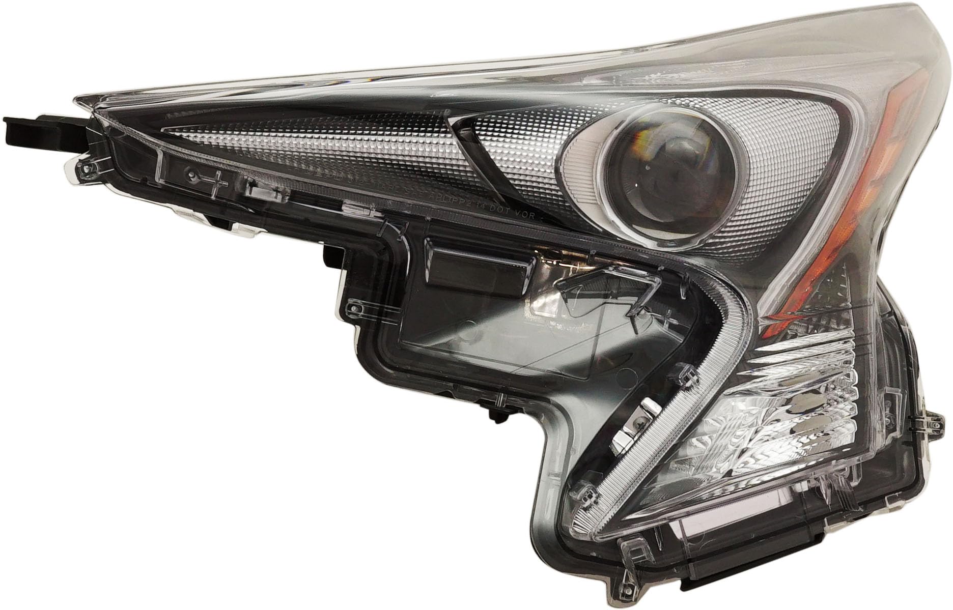 Headlight for Toyota Prius 2016-2018, Go-Parts Left (Driver), Lens and Housing, LED, Touring Models, Replacement 2017