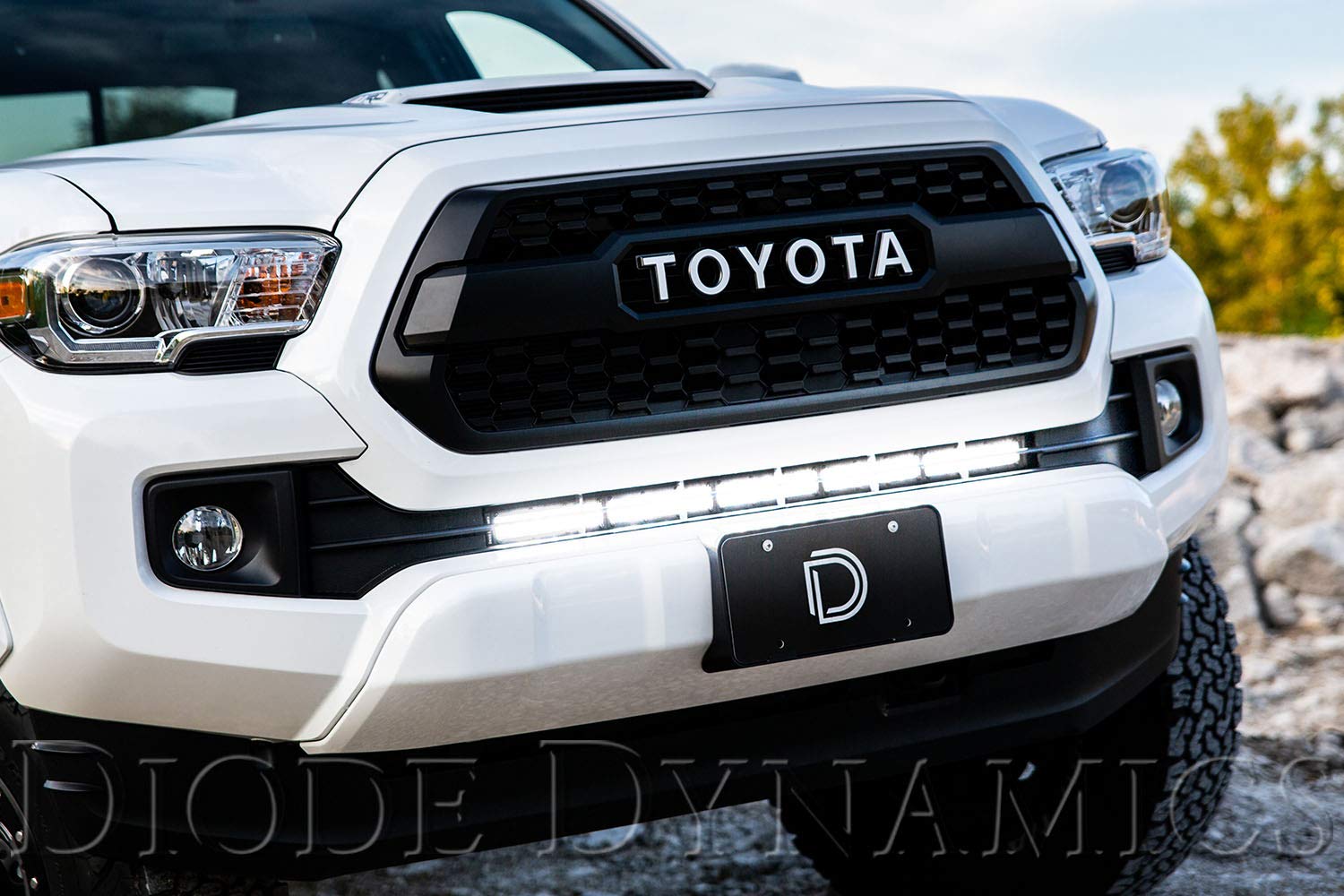30" LED Light Bar Kit Diode Dynamics Stealth White compatible with Toyota Tacoma 2016-2023