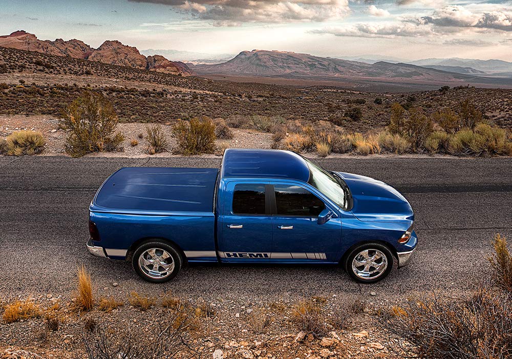 UnderCover RealTruck Lux One-Piece Truck Bed Tonneau Cover | UC4126L-202 | Fits 2014 - 2017 Toyota Tundra Std/Dbl Cab (202- Black) 6' 7" Bed (78.7")