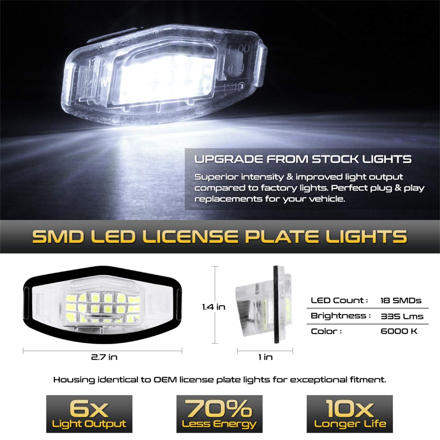 Plate Bulb Assembly Xtune Replacement (LAC-LP-HA03)