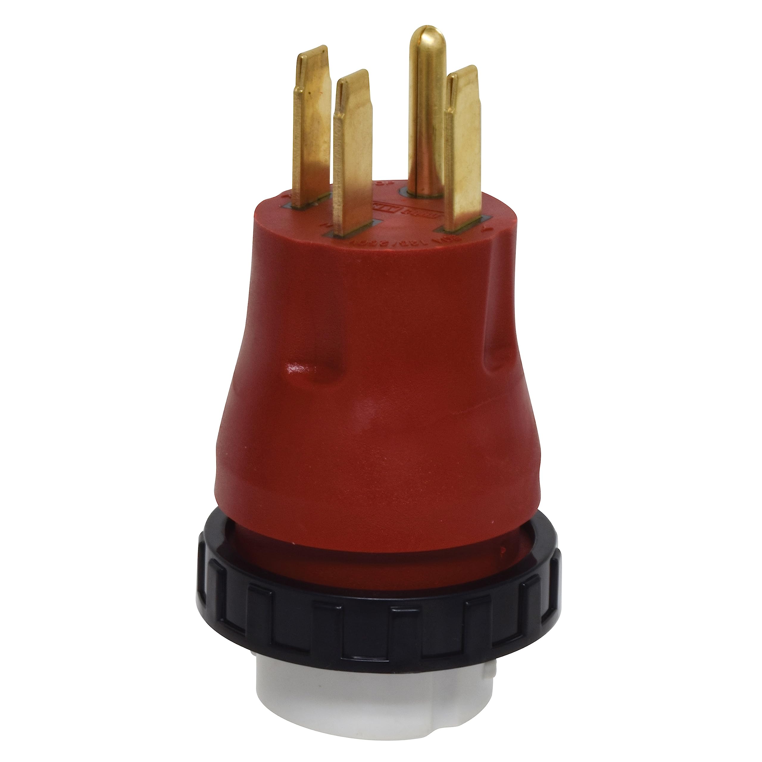 Valterra A10-5050DAVP Detachable Mighty Cord Adapter Plug - 50AM to 50AF, Red (Carded)