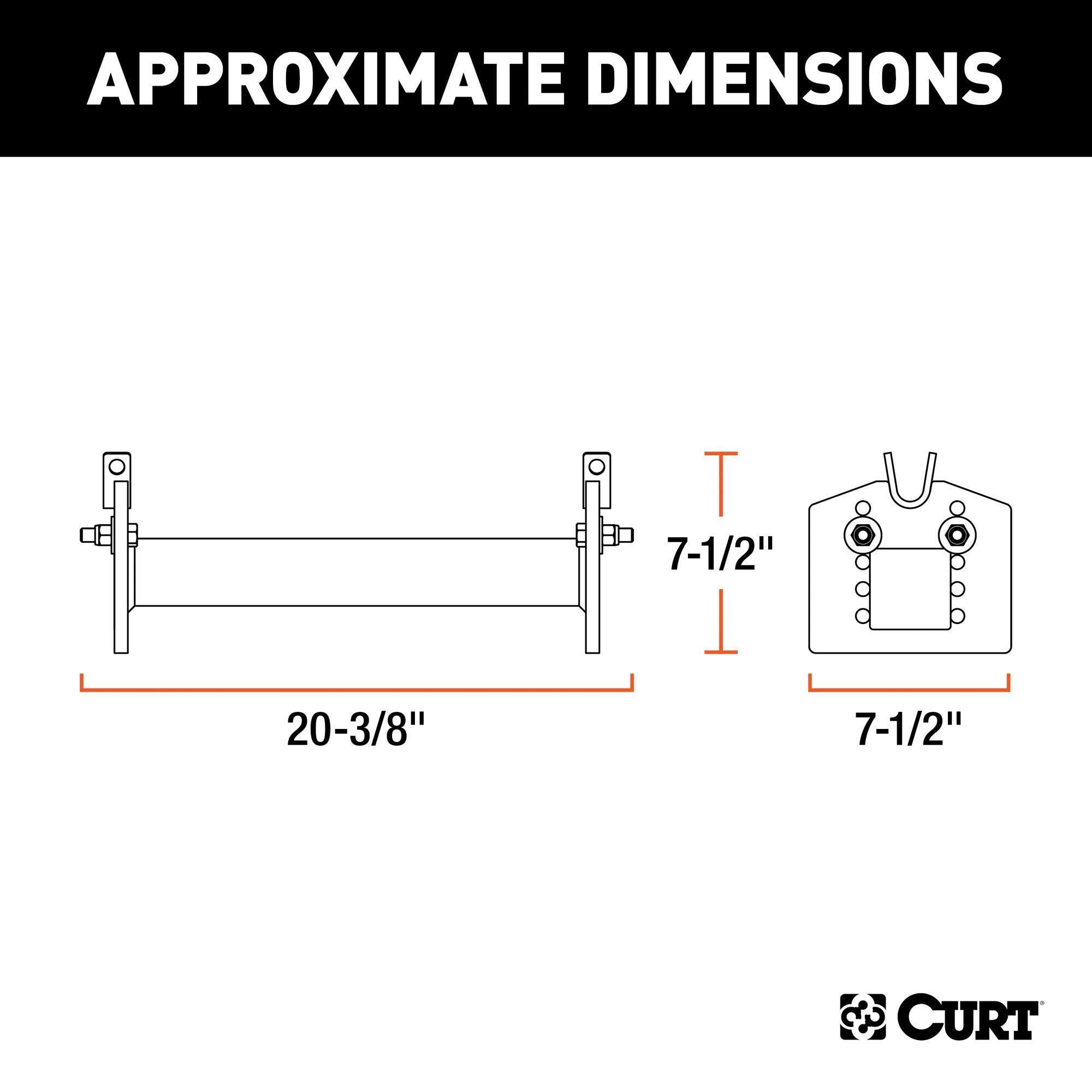 E16 CURT 5th Wheel Hitch Head Adapter