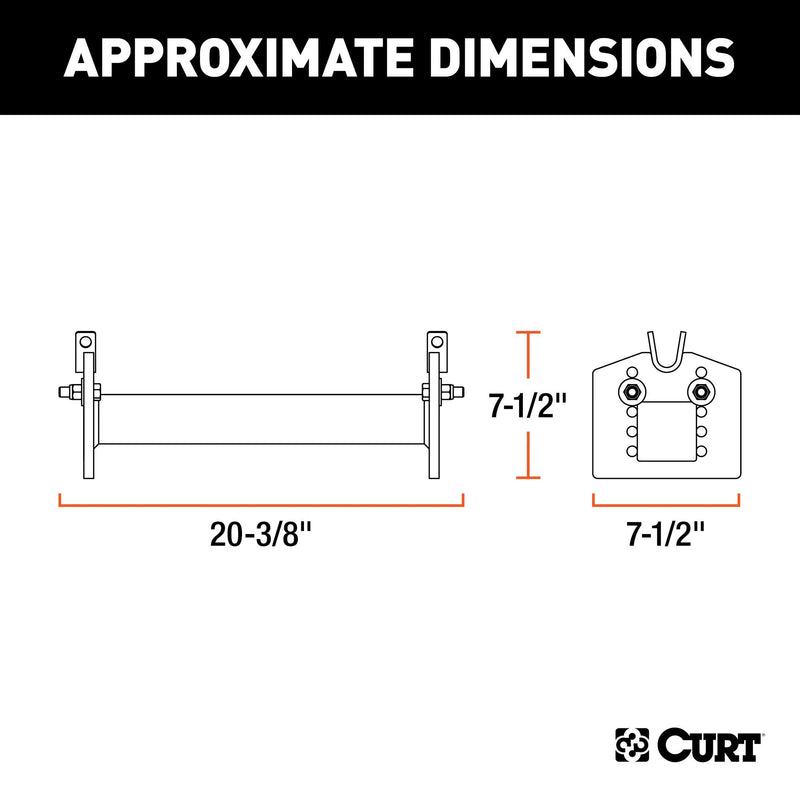 E16 CURT 5th Wheel Hitch Head Adapter