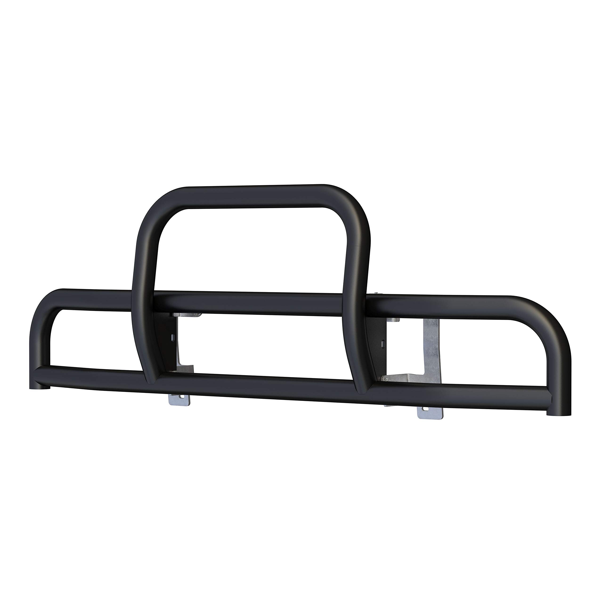 Tuff Guard II Retrac 536120 Black Stainless Steel Semi Truck Bumper Guard, Select Freightliner Coronado Glider