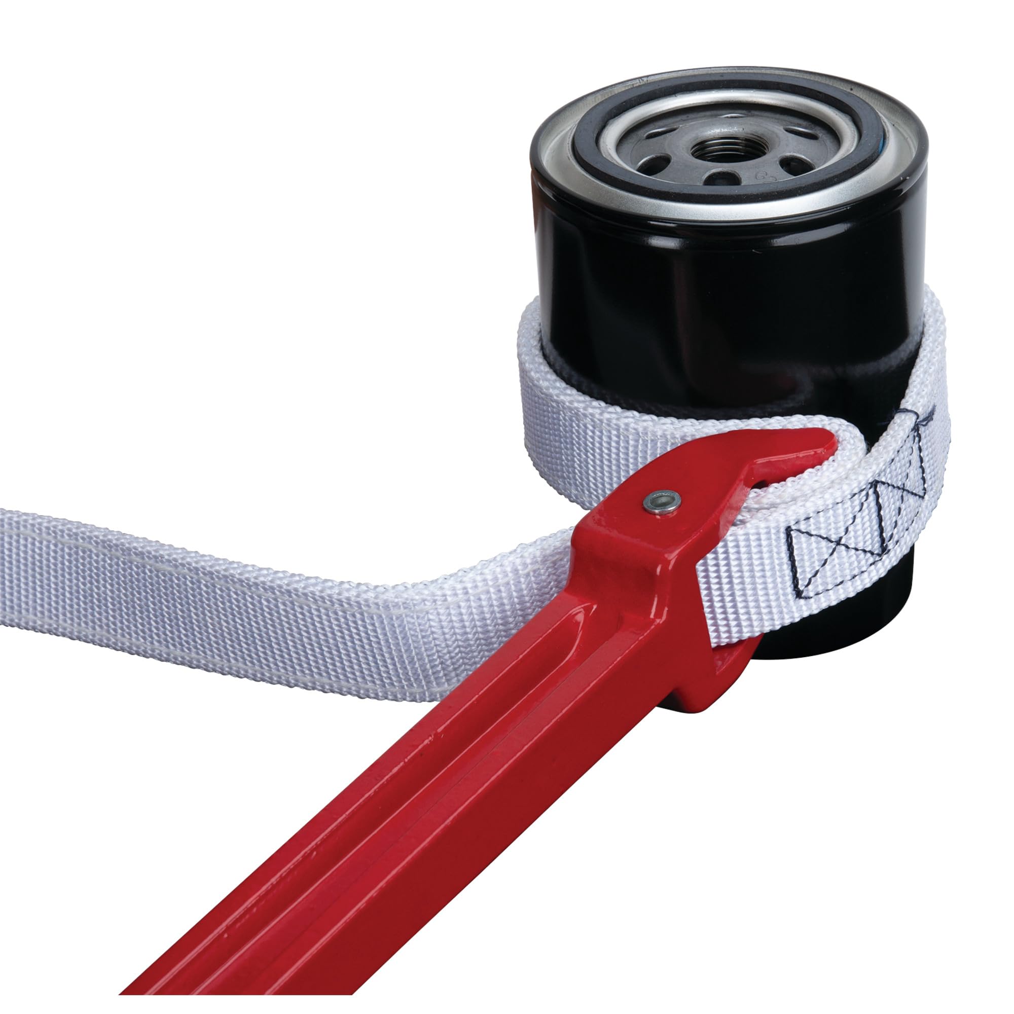 12-Inch Performance Tool W2150 Aluminum Strap Wrench with Double Thick Nylon Strap for Tightening or Loosening Pipes and Fittings up to 9-Inches