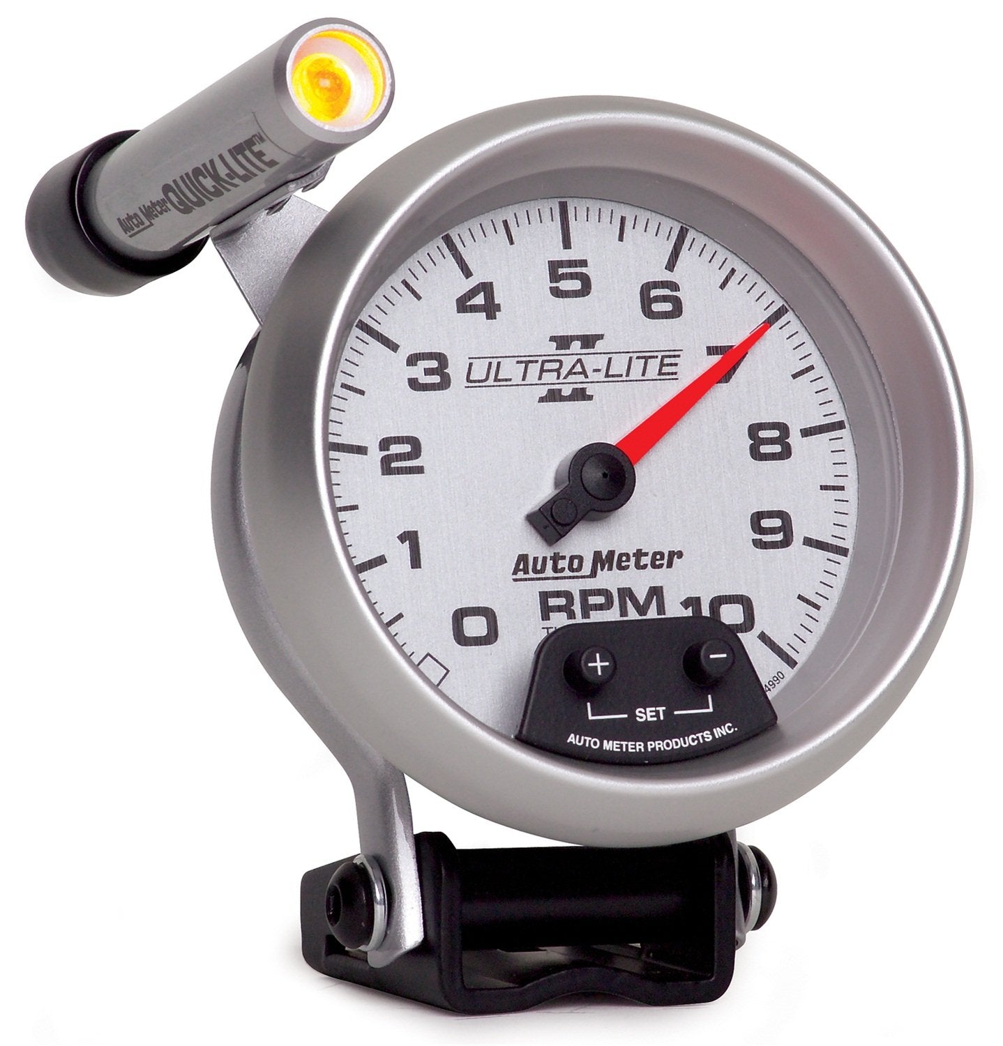 Auto Meter Ultra-Lite II 3-3/8" 10000 RPM Pedestal Mount Mini-Monster Tachometer 4990
