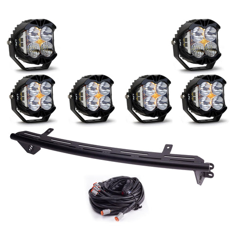 Baja Designs LP4 Pro LED Light Kit Bull Bar for Ford F-250/350 2023+ with Toggle - (Multi-Pattern - Clear)