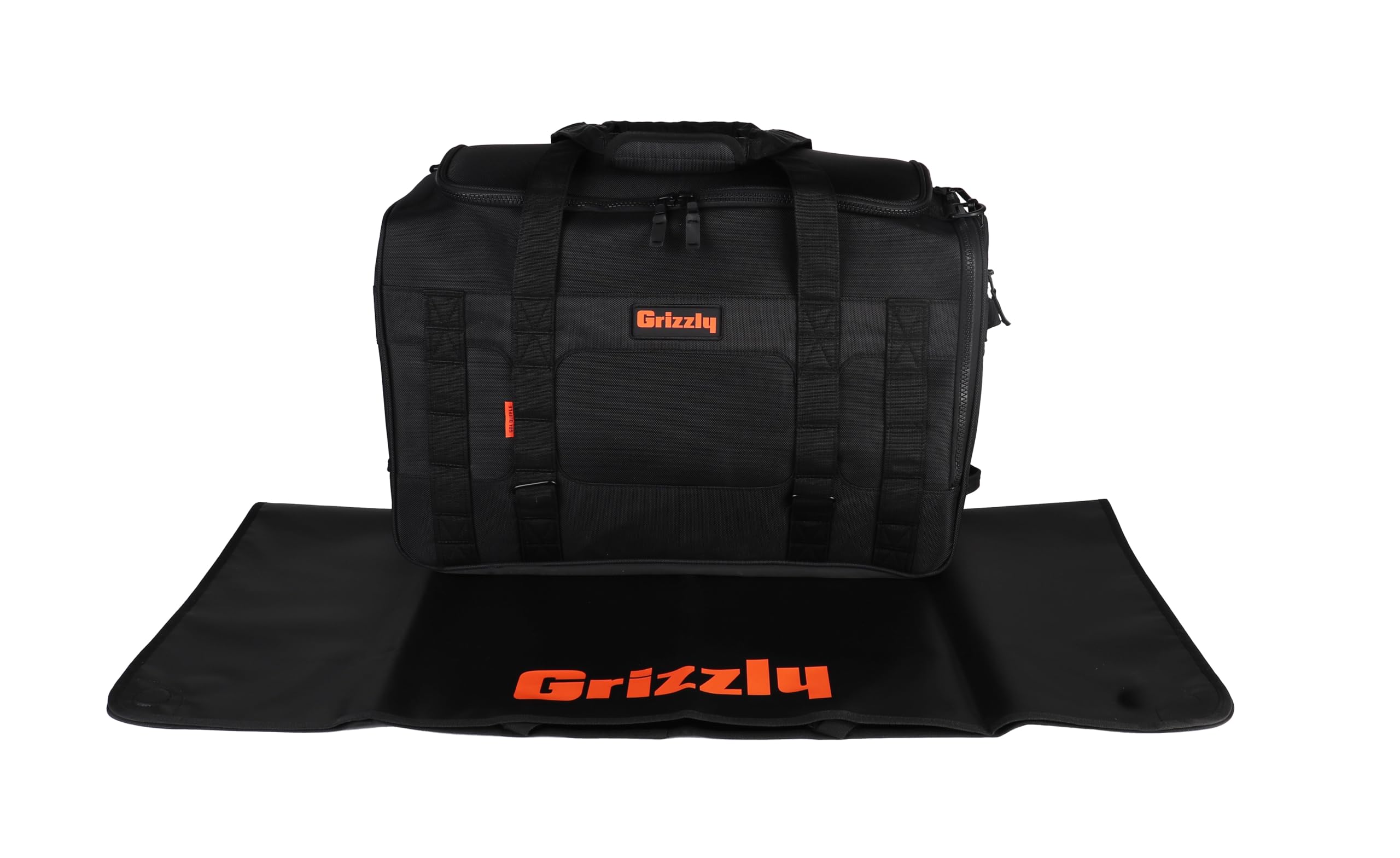 Duffle Grizzly 60 | Heavy-Duty Construction | Water Resistant Base | 60L Capacity | Large Storage Pocket | Blackout