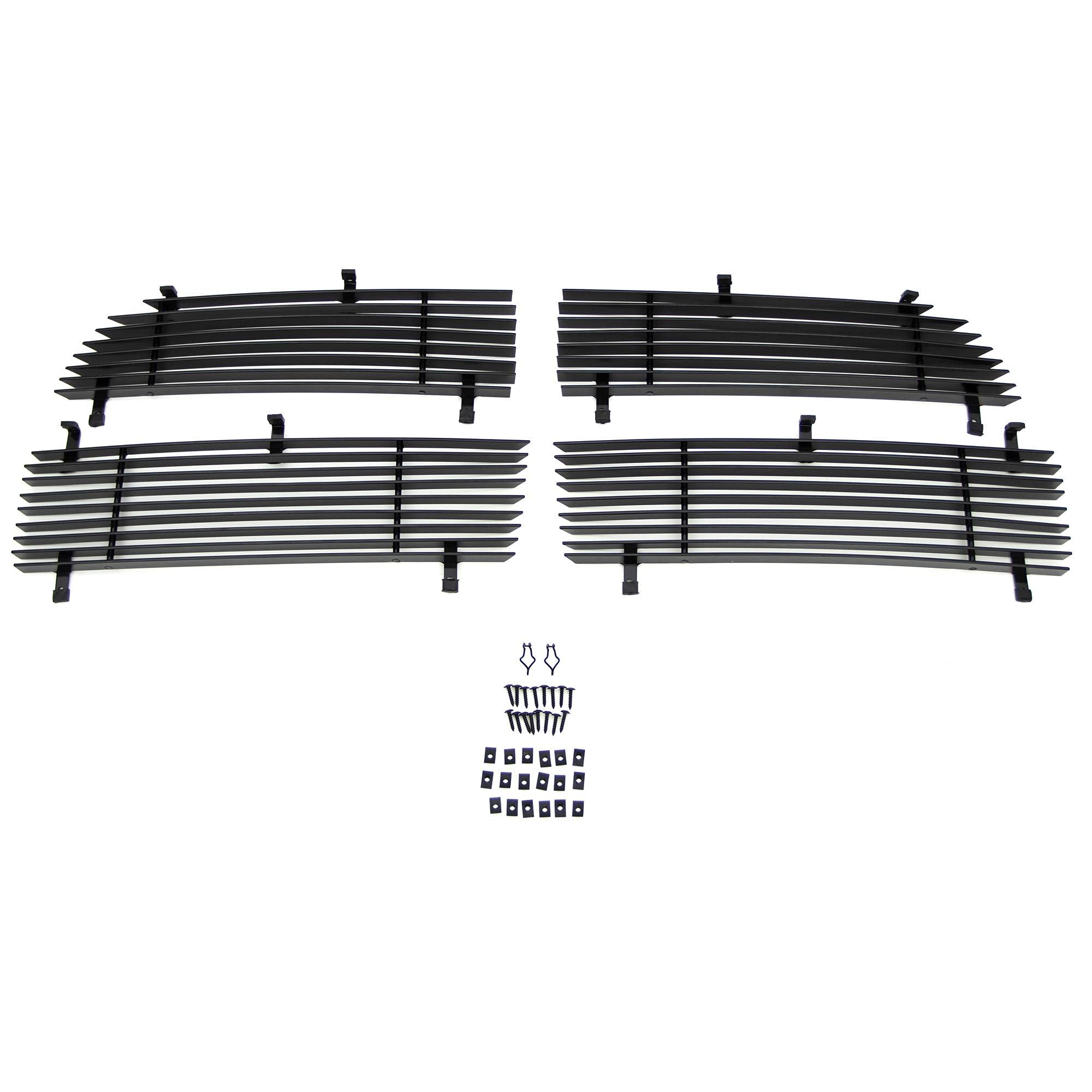 T-Rex Grilles Billet Grille, 2013-2018 Ram 2500, 3500 Black, 4 Pc, Replacement - PN #21452B, Polished