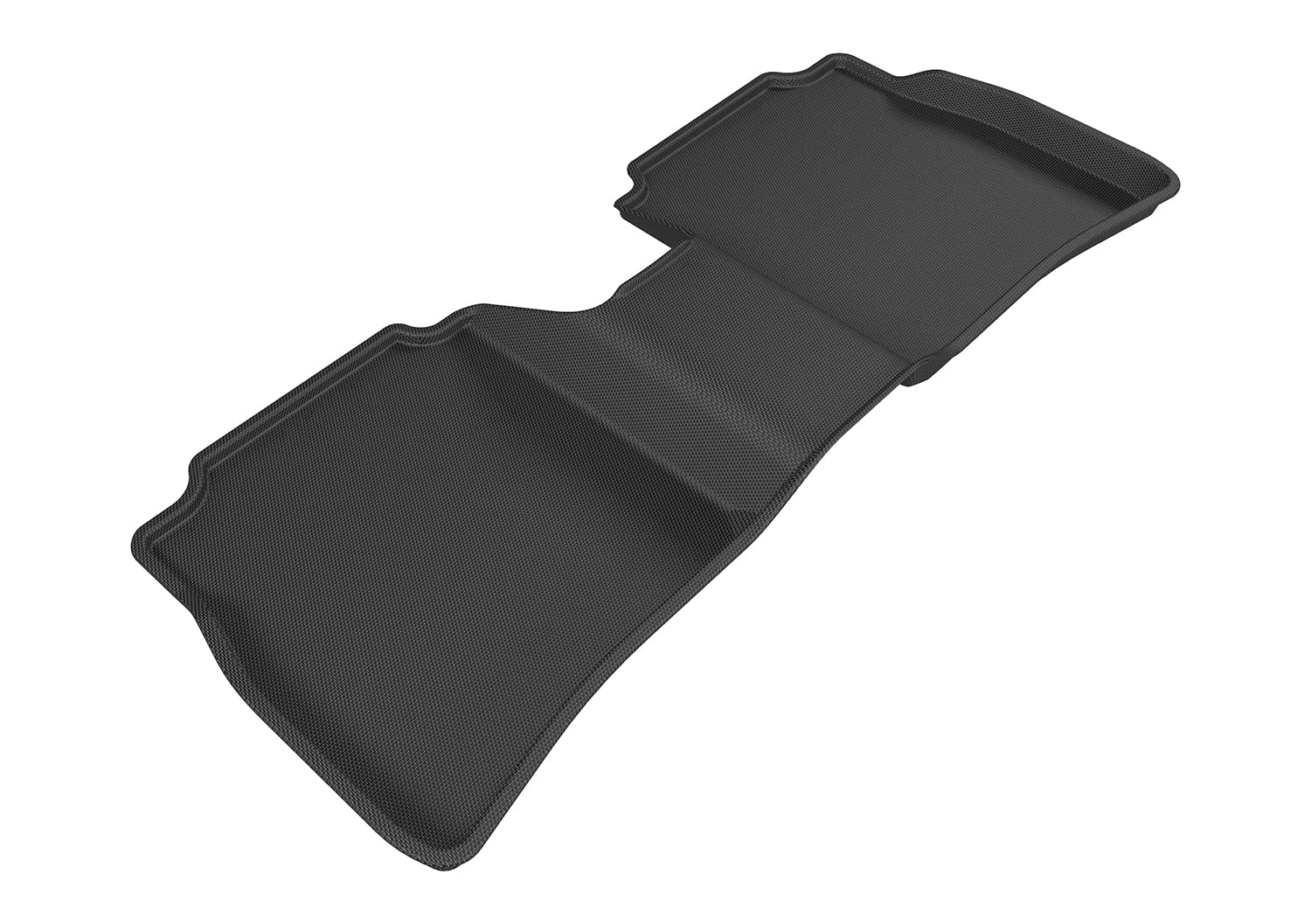 L1NS07621509 3D MAXpider All-Weather Floor Mats for Nissan Sentra 2013-2018 Custom Fit Car Floor Liners, Kagu Series (2nd Row, Black)